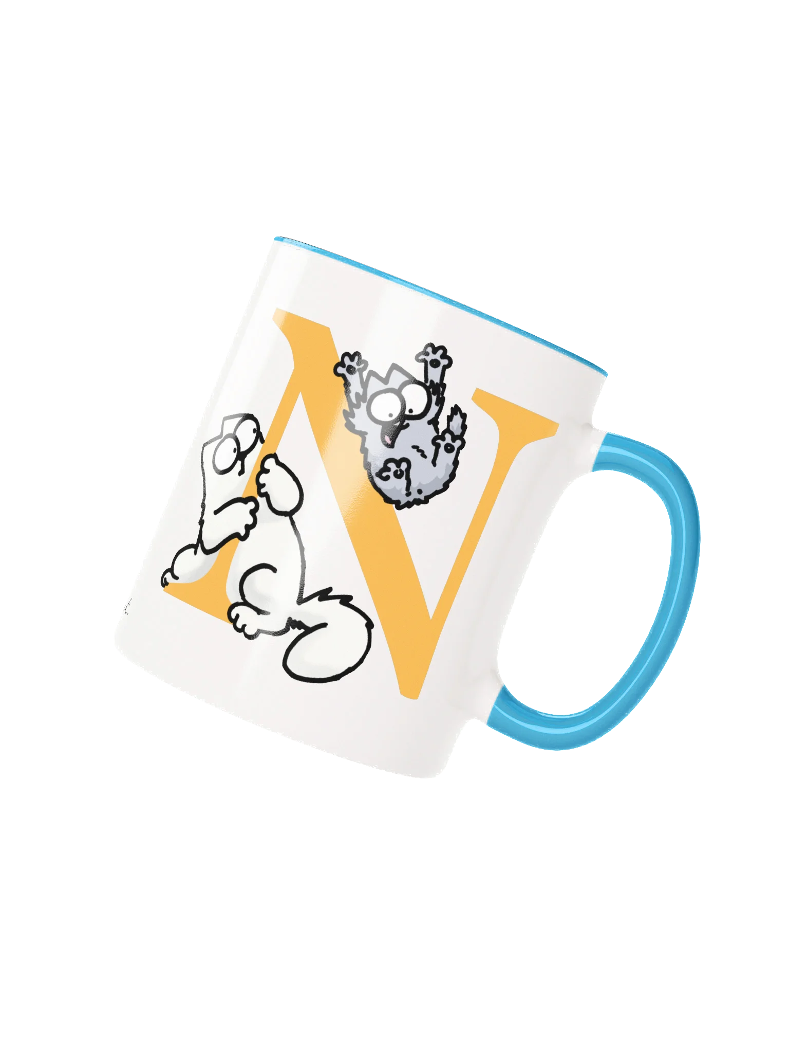 Cat Monogram Mug - N product image (1)