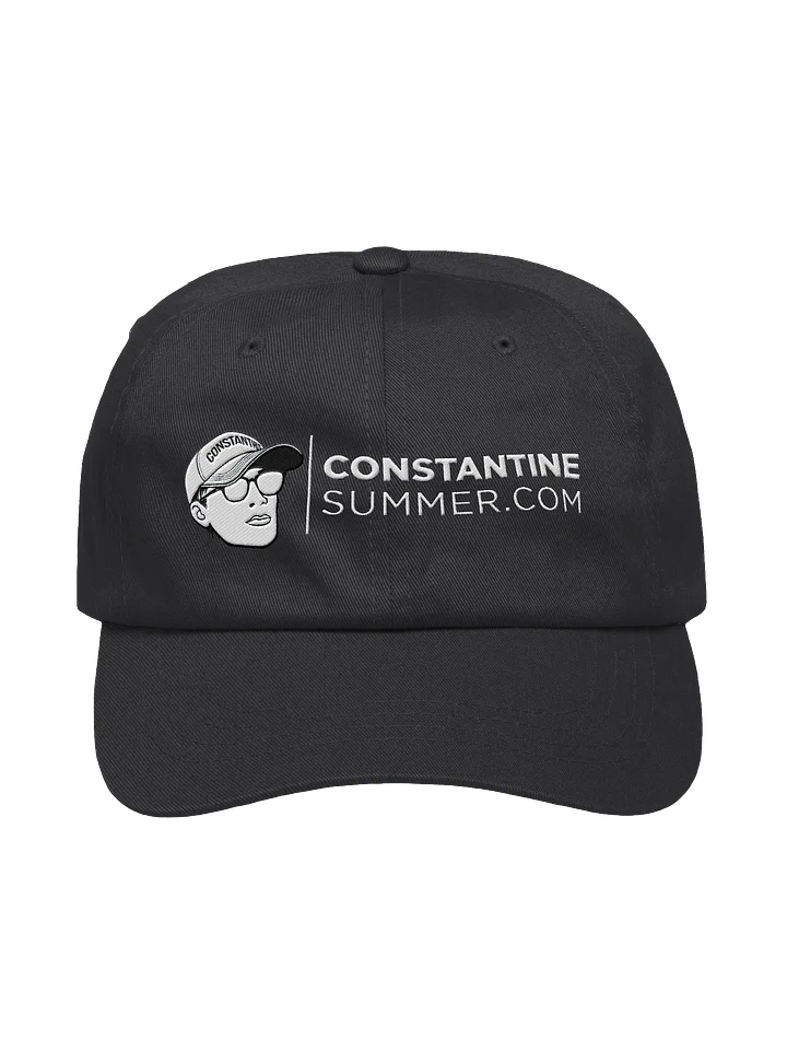 CONSTANTINESUMMER.COM: ICONIC LOGO HAT by Yupoong (black) product image (1)