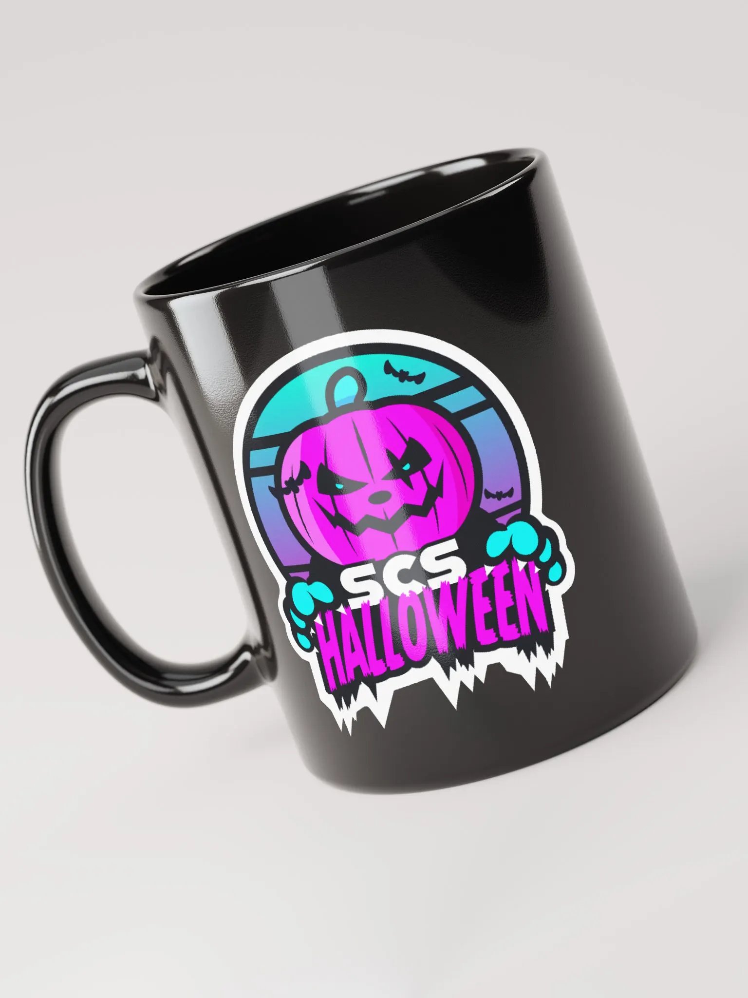 SCS HALLOWEEN GLOSSY BLACK MUG product image (4)