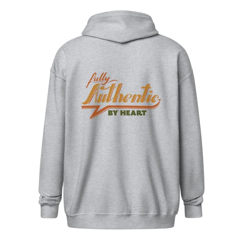 Fully Authentic By Heart Zip Hoodie product image (5)