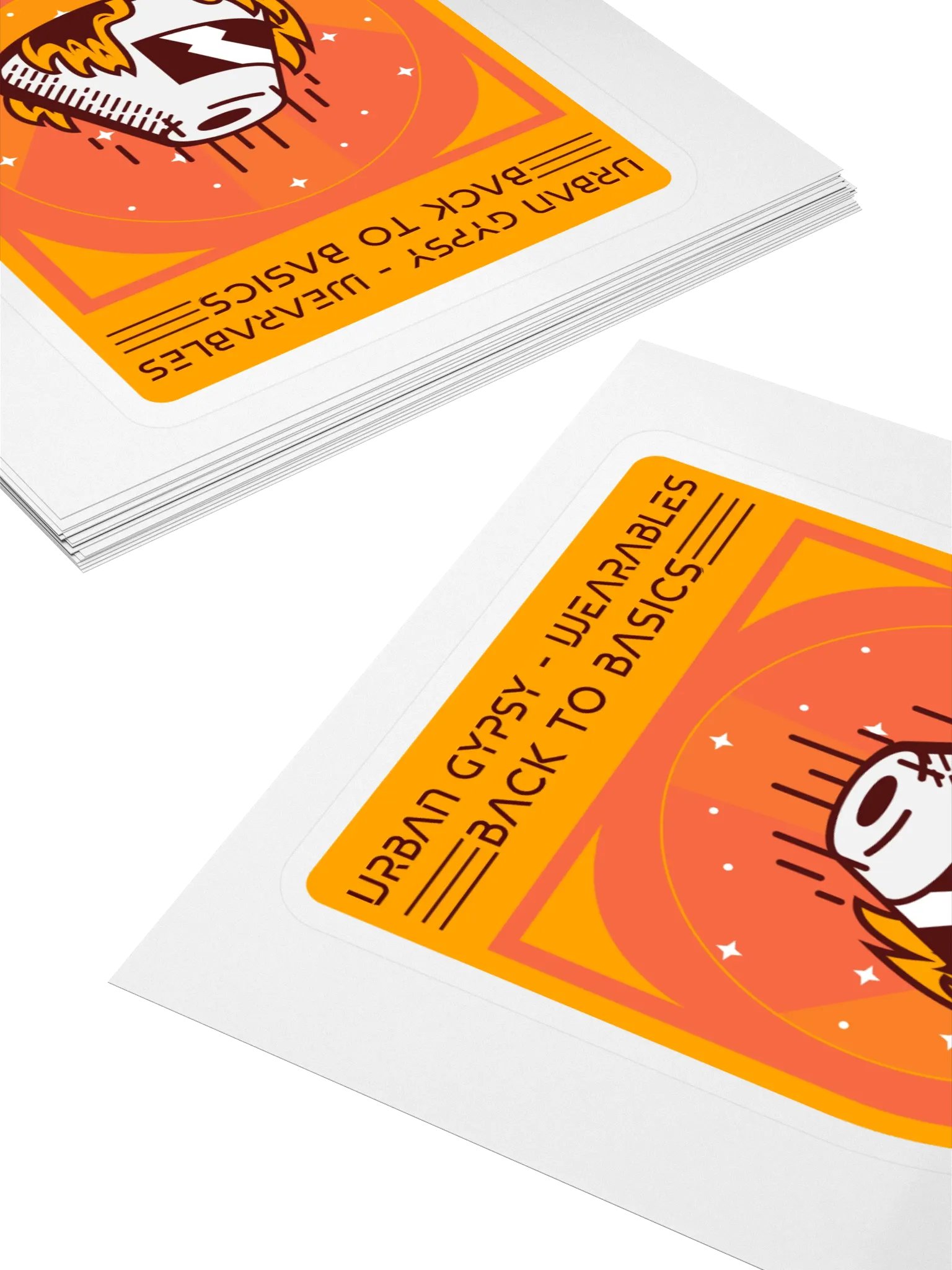 Fiery Back to Basics Kiss Cut Sticker product image (4)