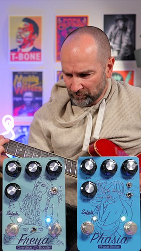 Checking out the Sitek Freya and Phasia pedals. These are beautifully made in Poland and have some killer tones. The Overdriv...
