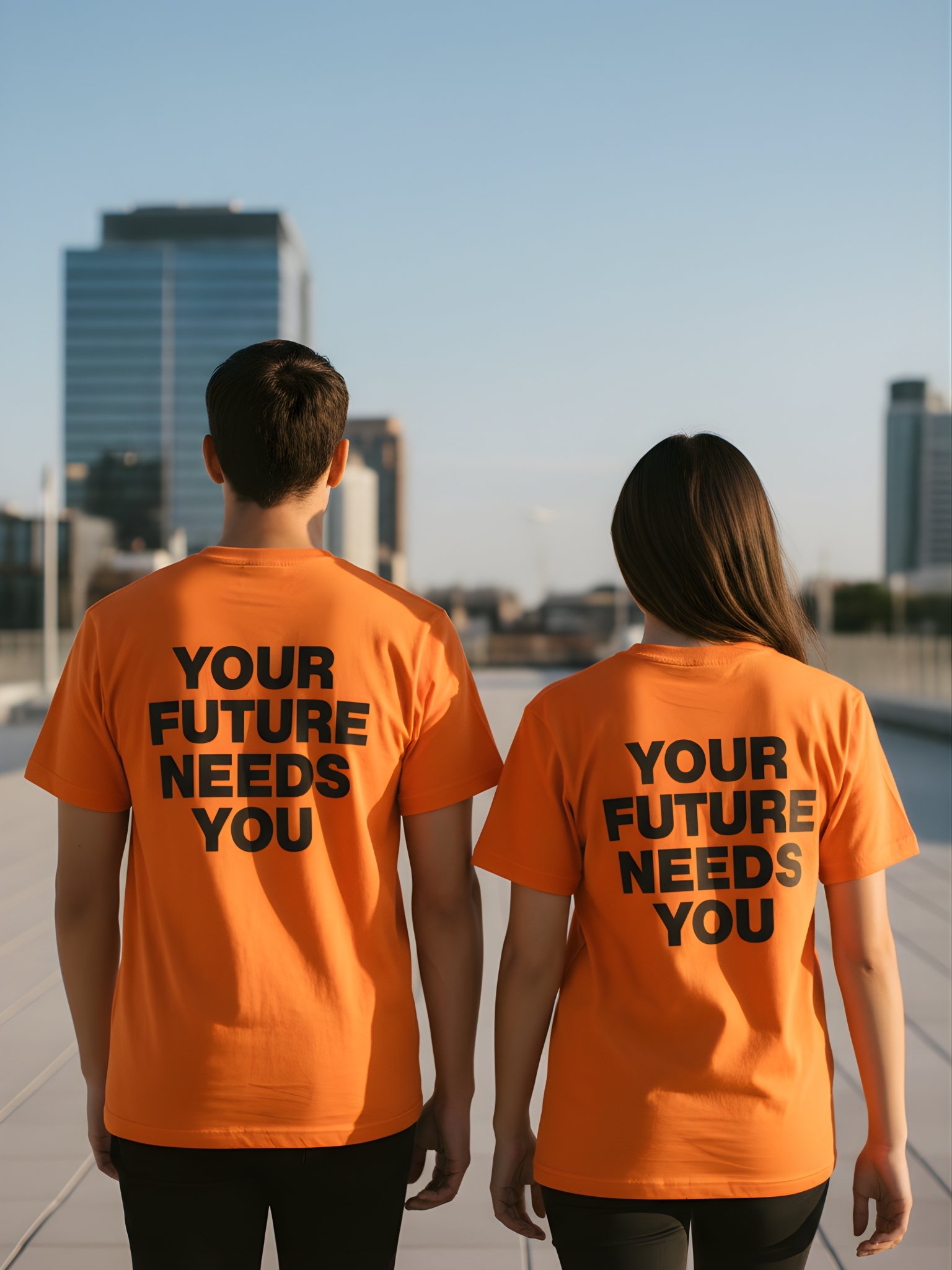 Your Future Needs You Back Print T-Shirt product image (1)