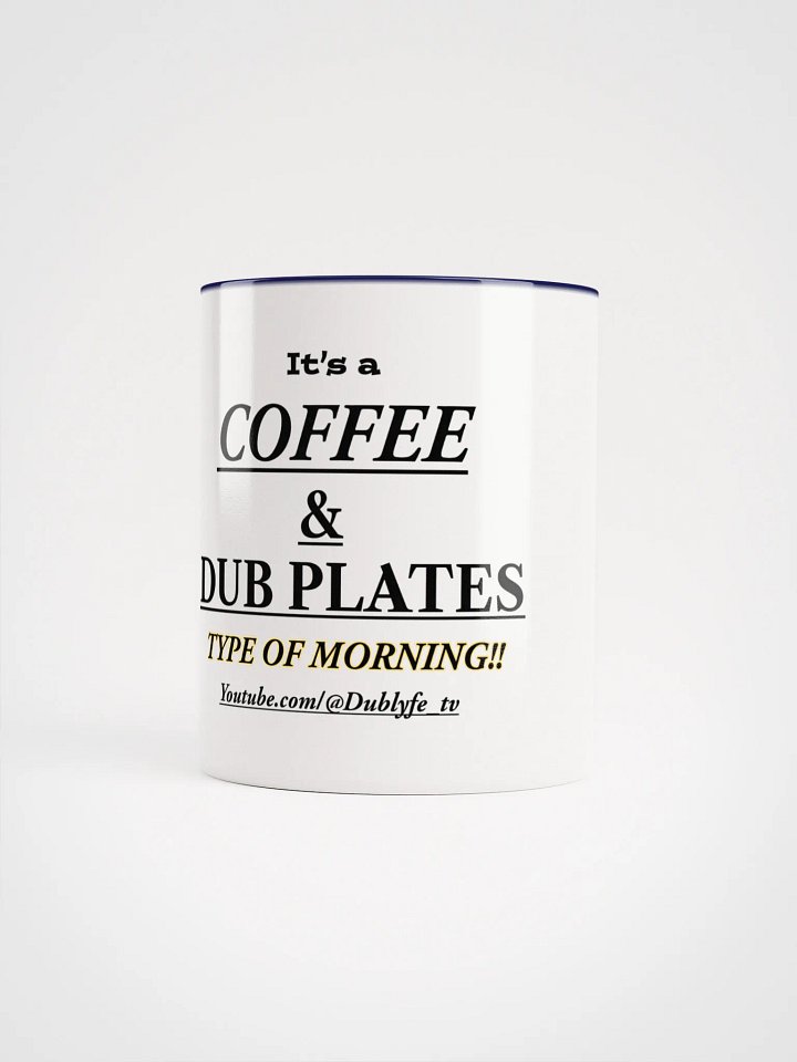 Coffee & Dub Plates Ceramic Mug product image (1)