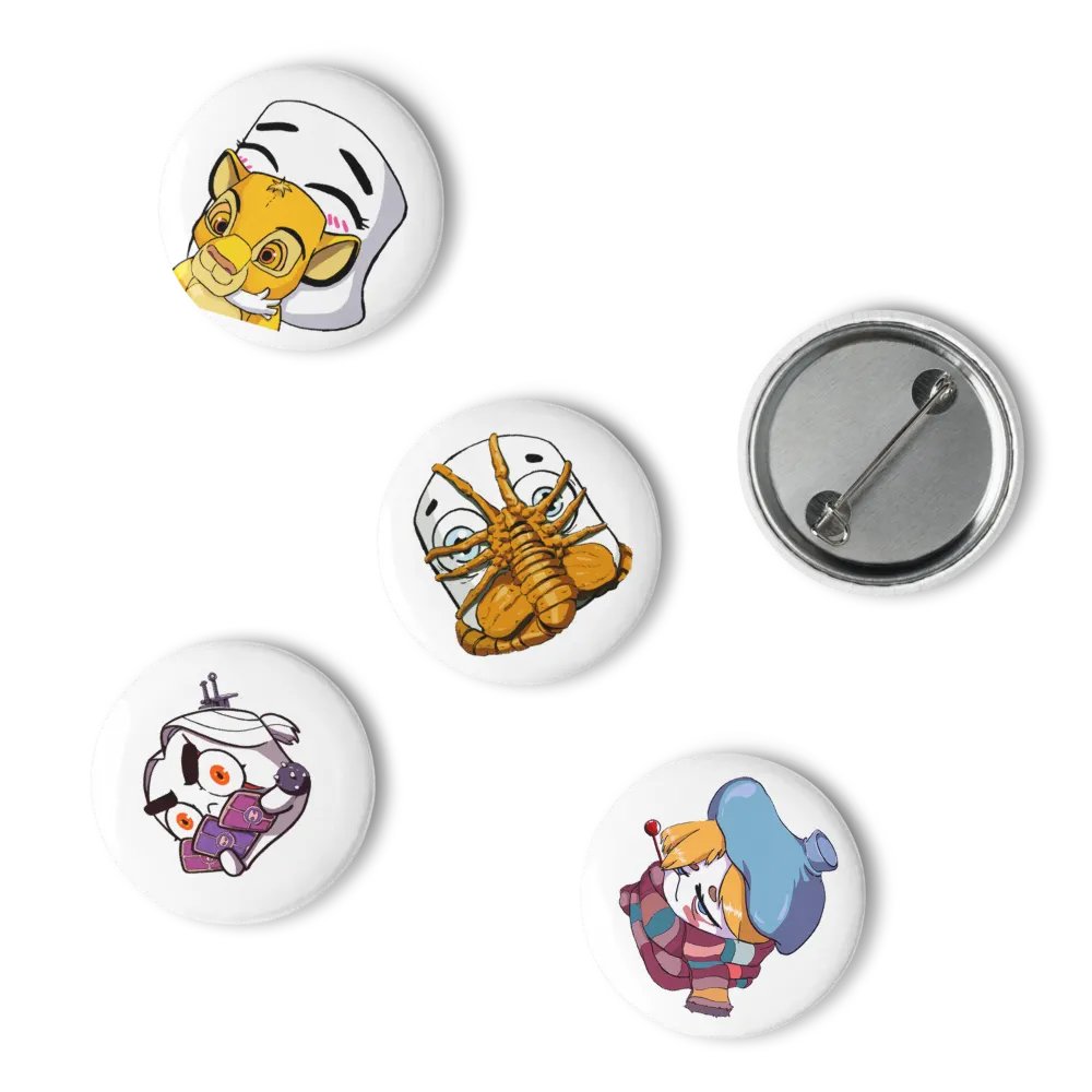 Tofu Emotes Pin Button Pack 1 product image (10)