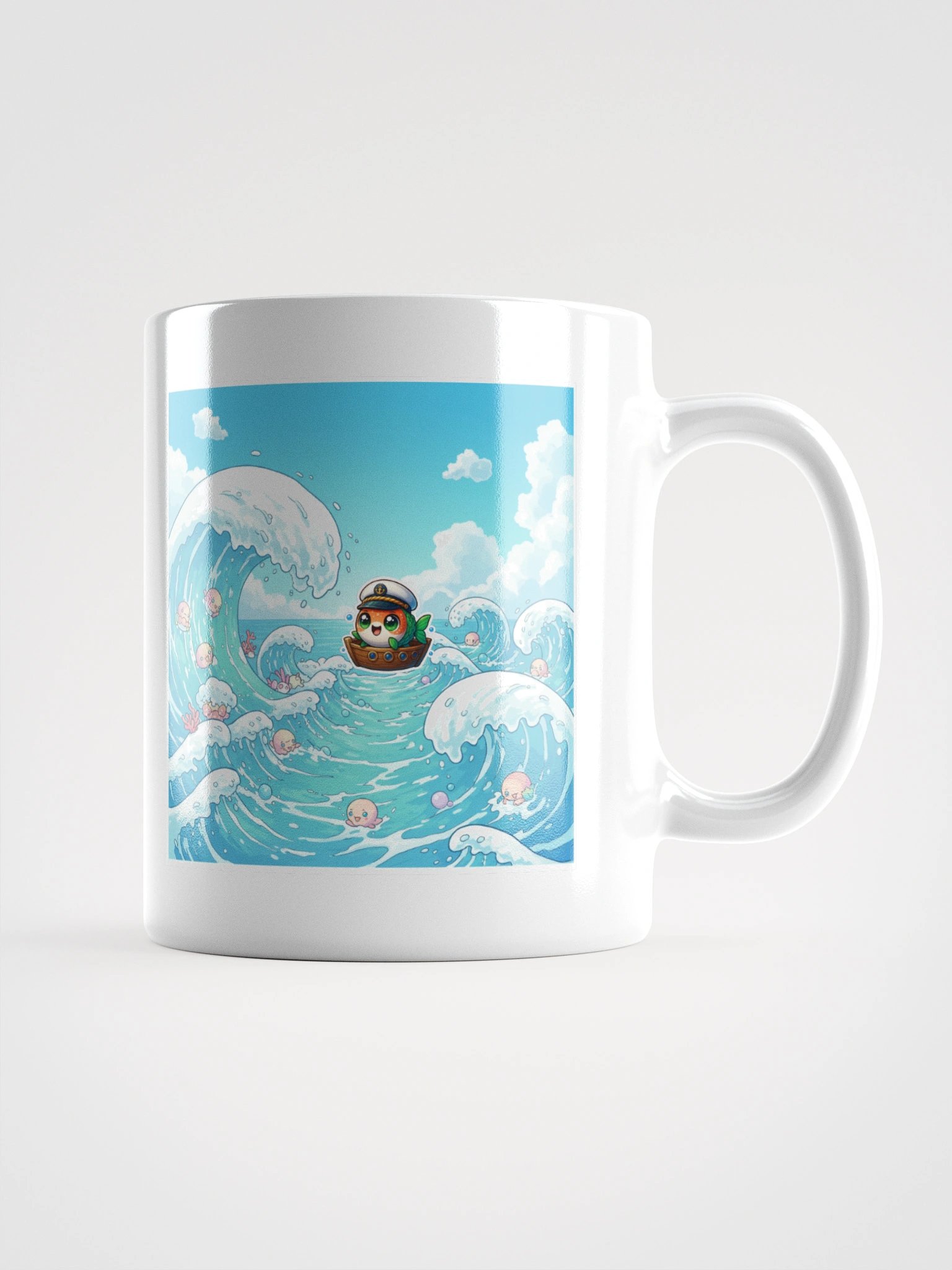 Captain Fin White Mug product image (2)