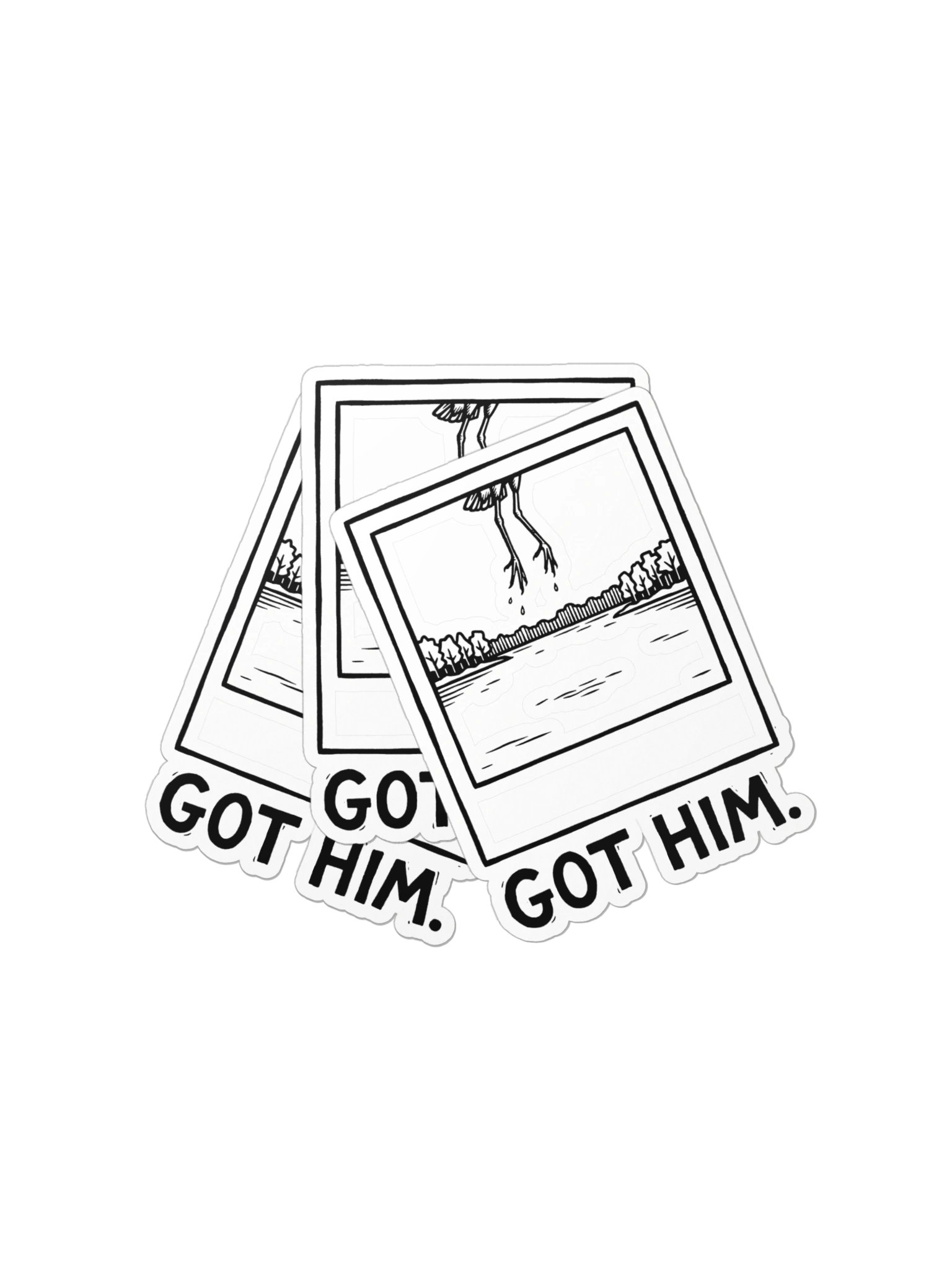 Got Him. Heron Sticker product image (3)