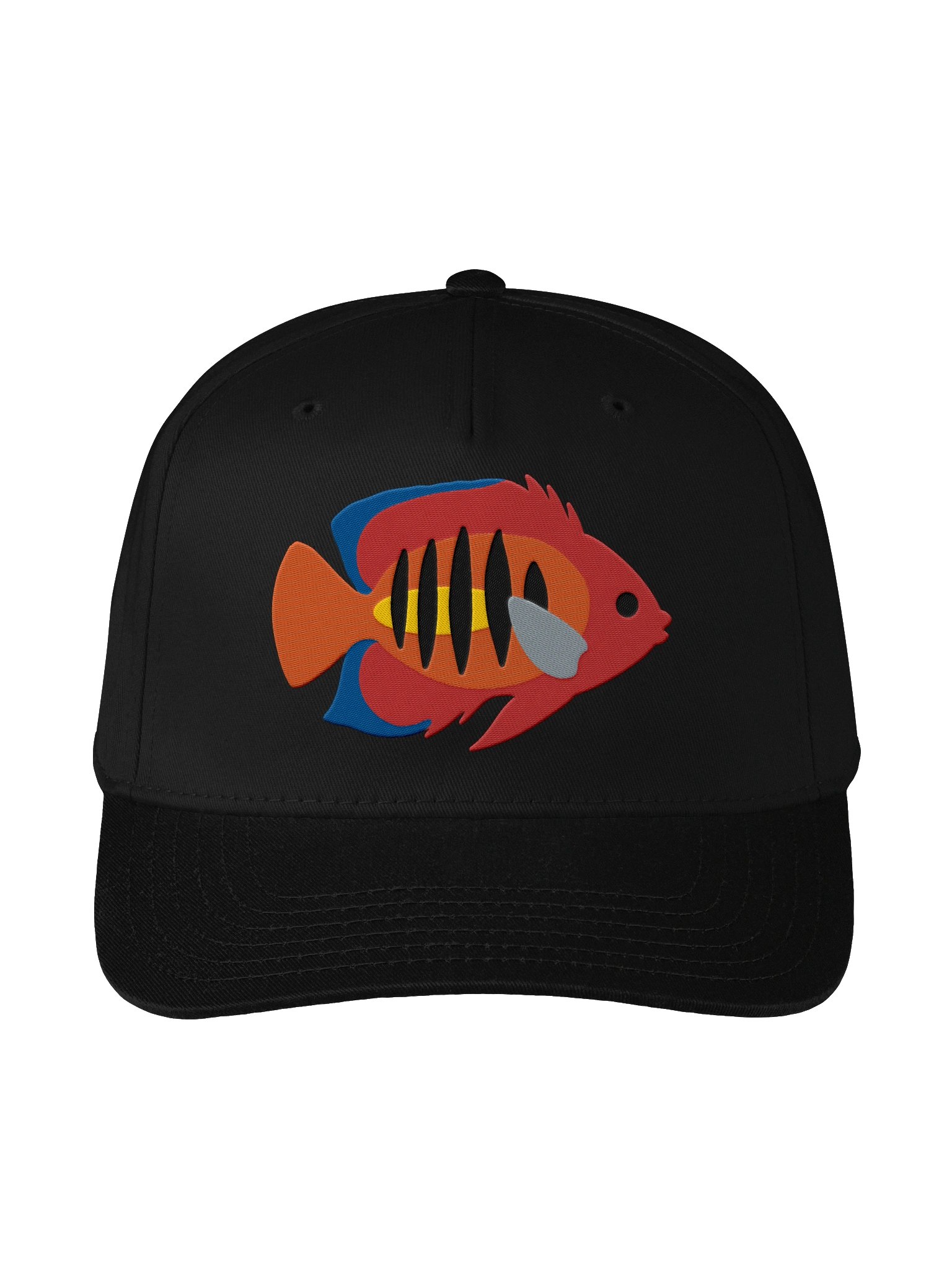 Flame Angelfish Mid-Profile Baseball Cap (Embroidered) for Reef and Marine Aquarium Lovers product image (1)
