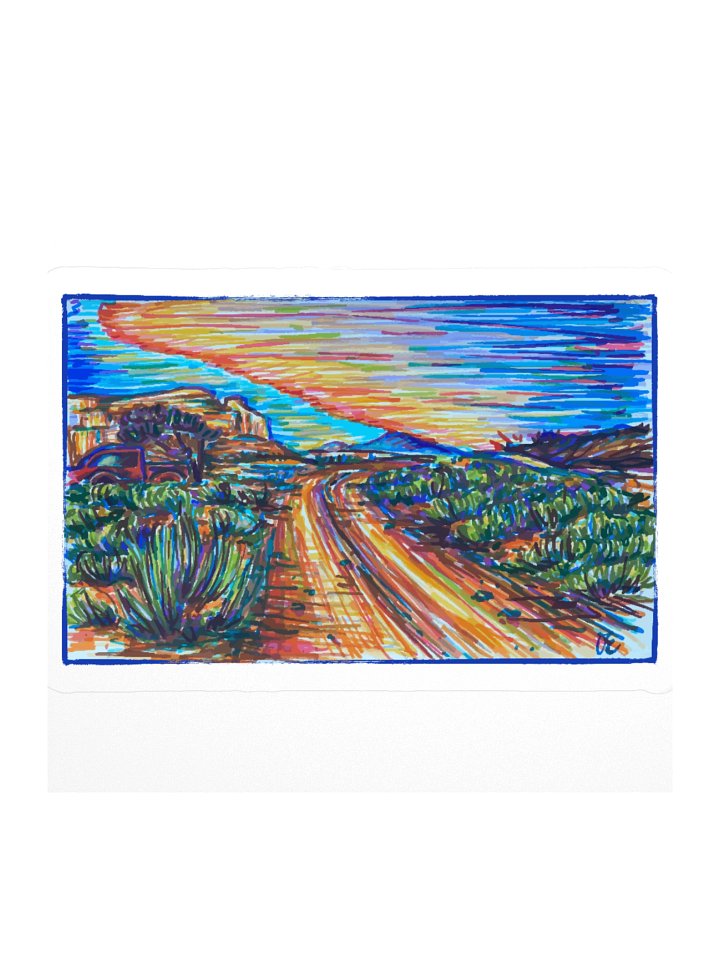 Dreamy Desert Sticker product image (1)