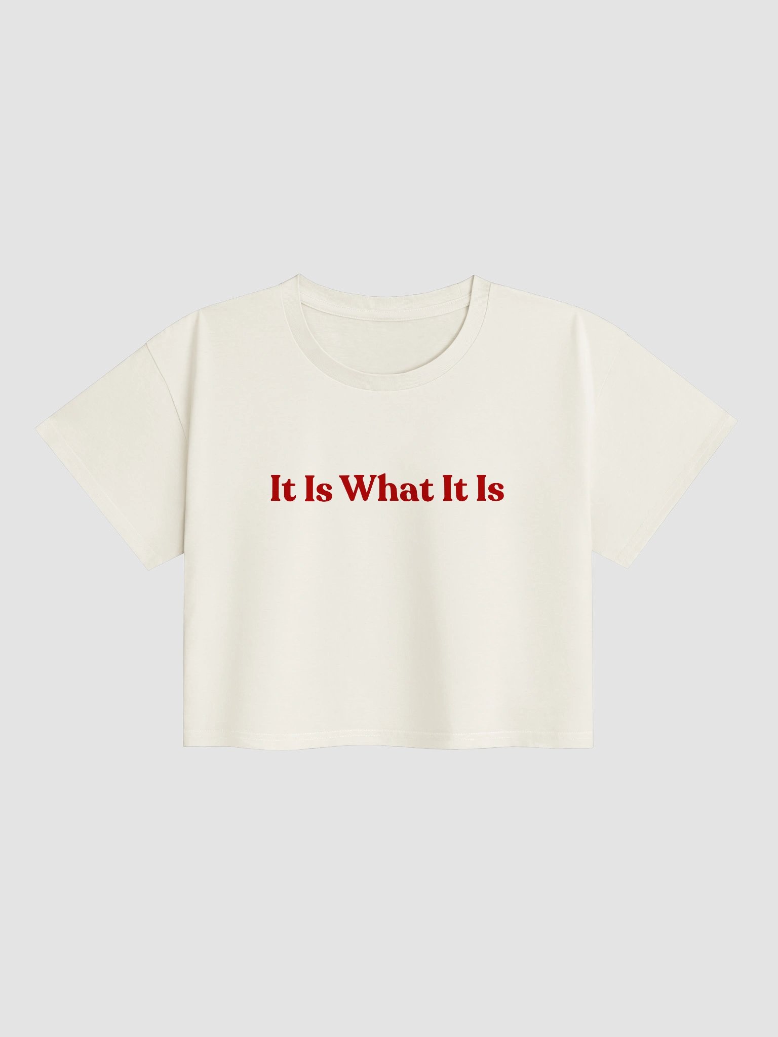 It Is What It Is Crop Top product image (5)
