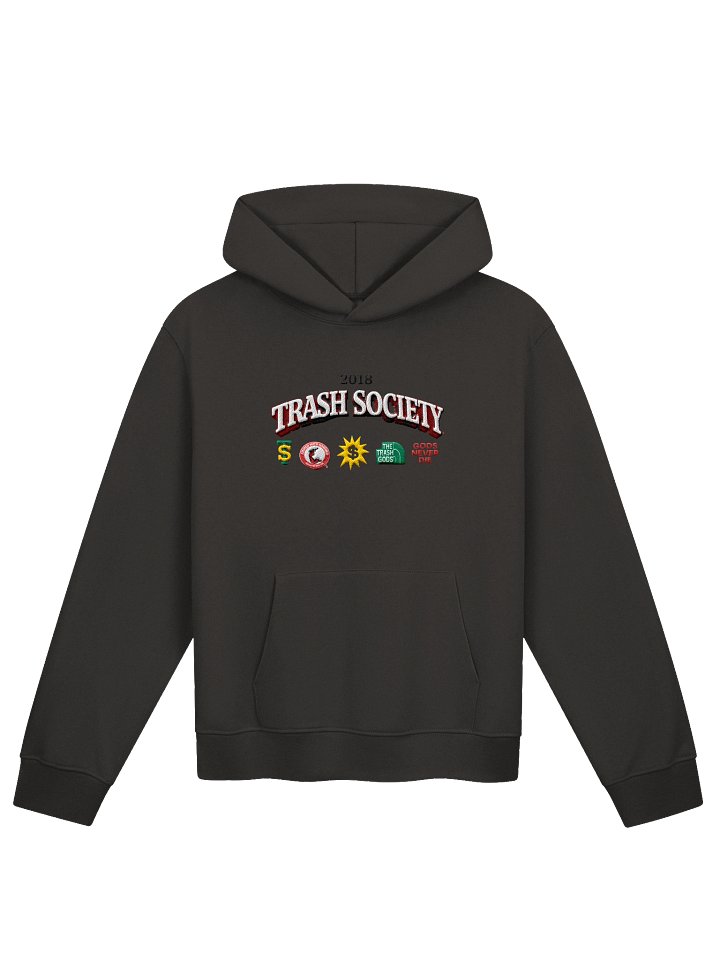 TRASH SOCIETY HOODIE EMBROIDERED product image (1)
