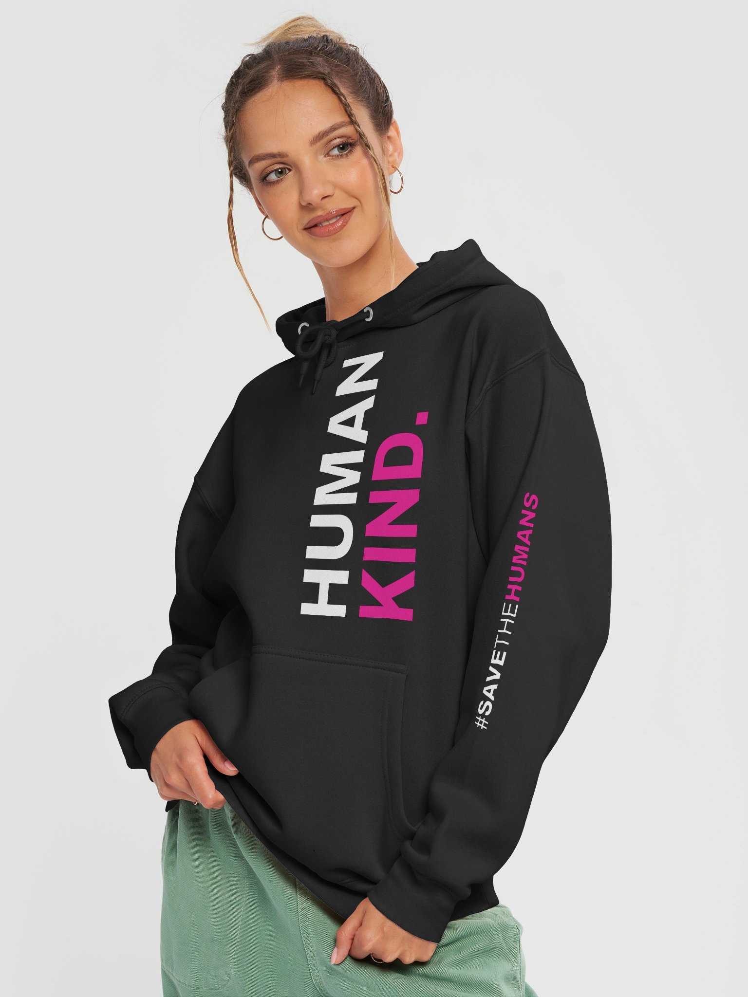 Human KINDPullover Hoodie product image (2)