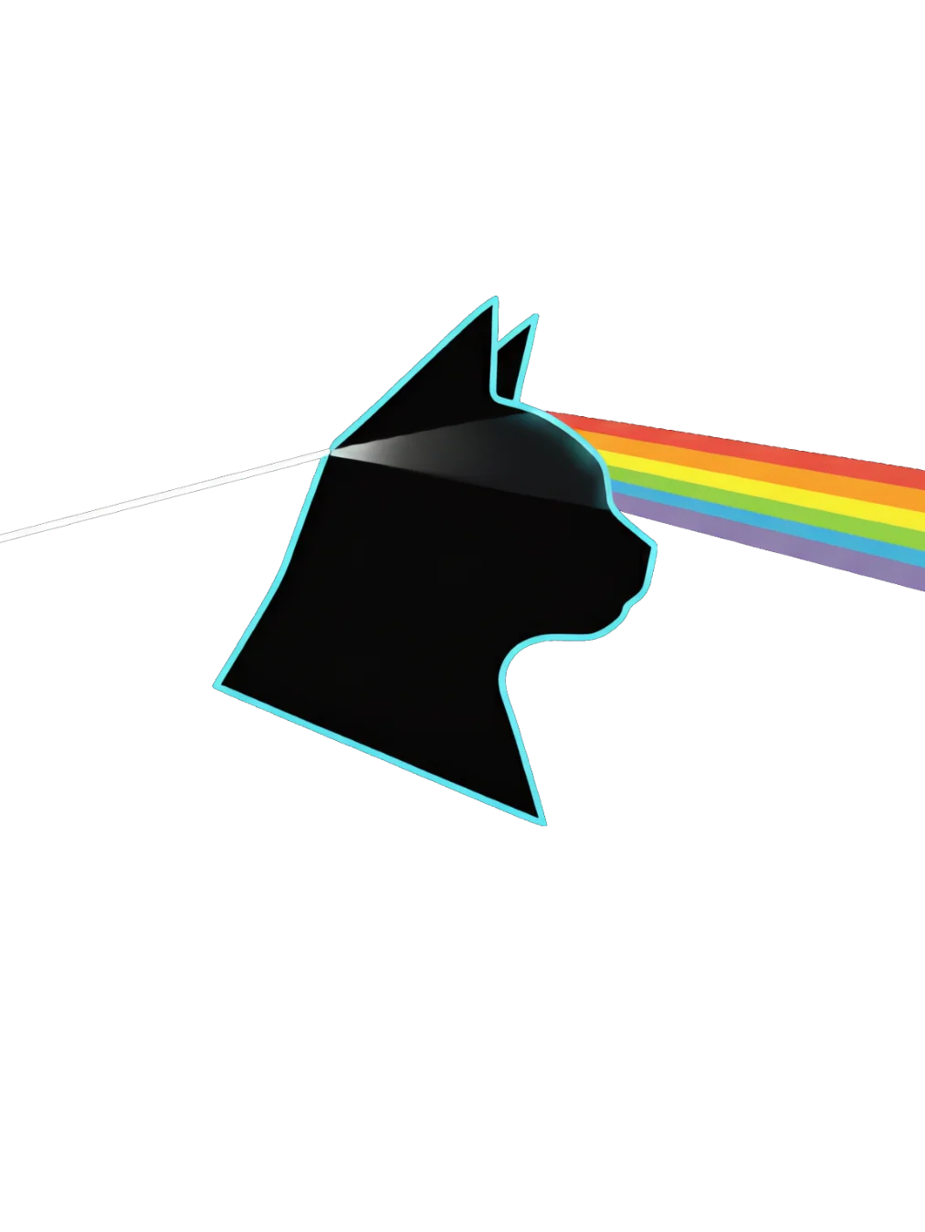 Dark Side of the Meow TEE 👕 product image (5)