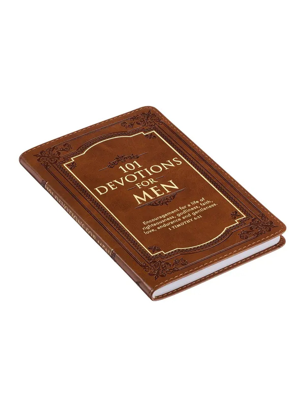 101 Devotions for Men | Premium Faux Leather Devotional Book product image (2)