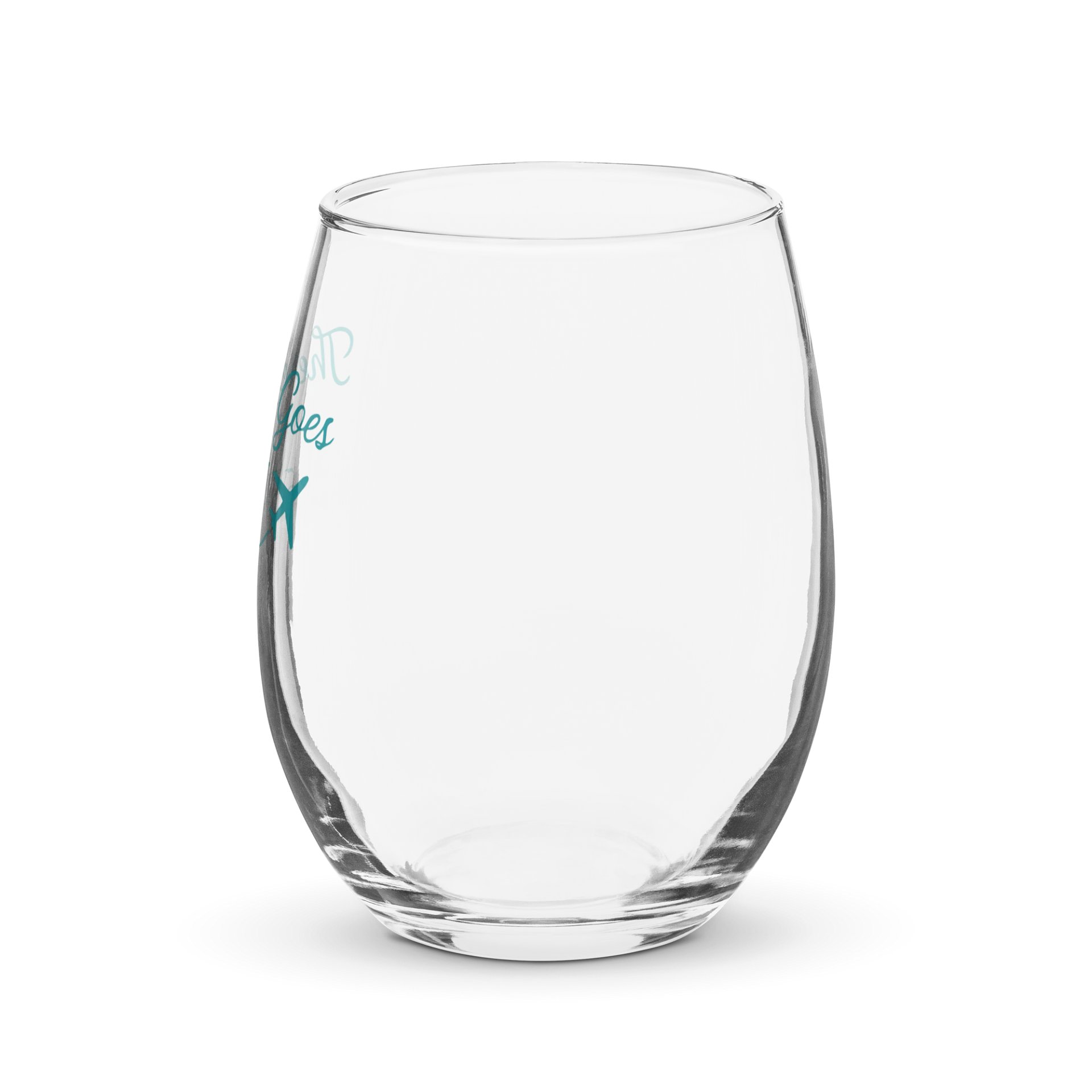 There She Goes - Stemless Wine Glass product image (3)