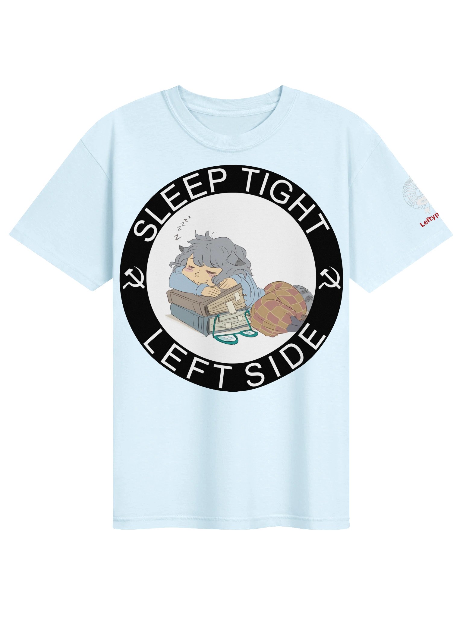 Katherine — “Sleep Tight, Left Side” T-Shirt product image (1)