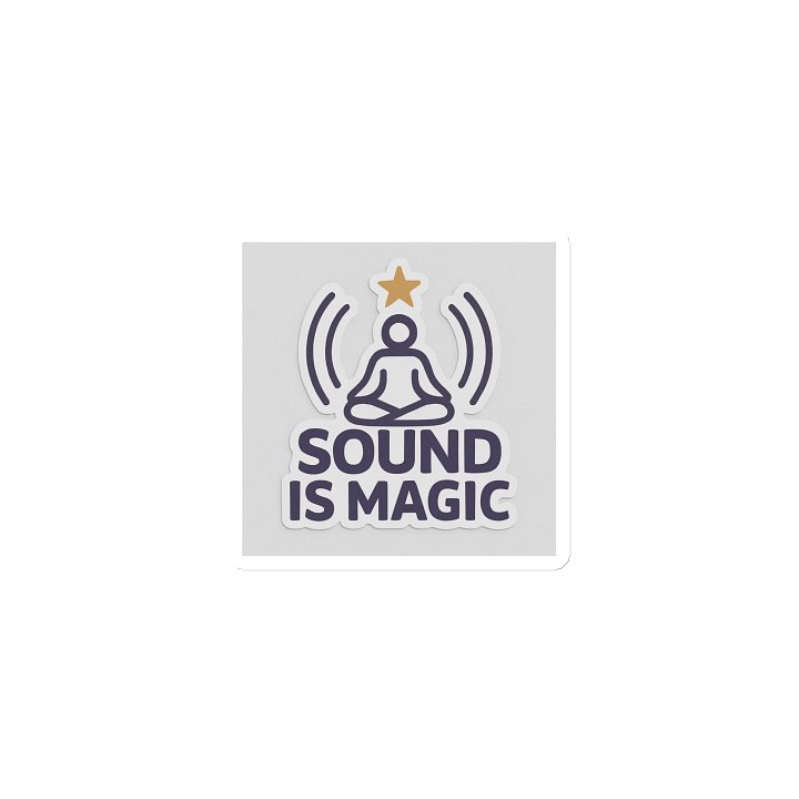 SOUND IS MAGIC — Vibration Is Power Magnet product image (1)