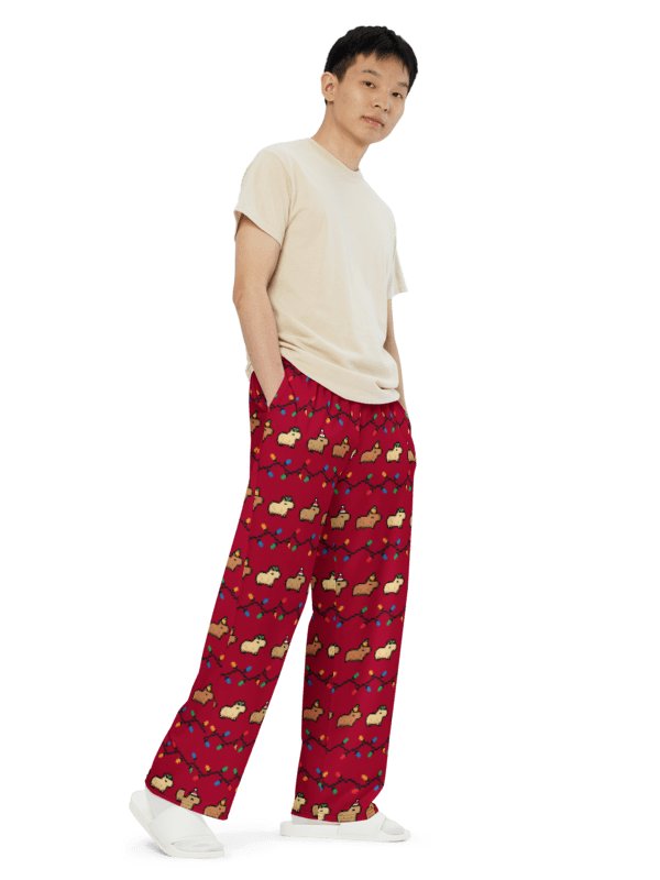 Capy Holidays Pajama Bottoms product image (2)