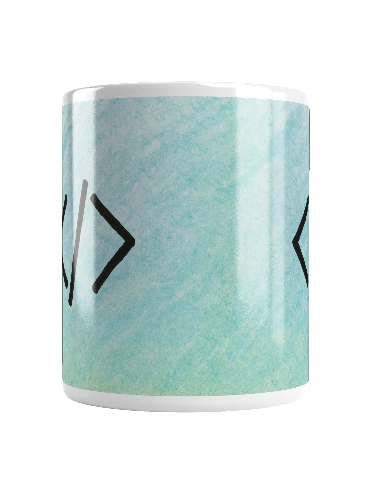 Code Tags Developer Mug (Aqua) product image (6)