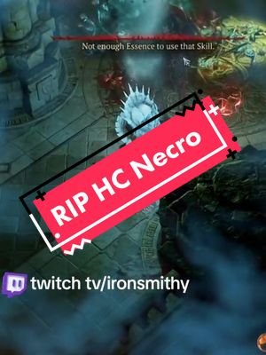 Don't go into the capstone dungeon until you are ready! 🤣 #fail #diablo #diablo4 #diablo4hardcore #diablo4hardcoredeath #diabloiv #twitch 