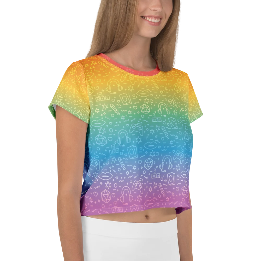 Pride Cropped T-Shirt ❤️🧡💛💚💙💜 product image (4)