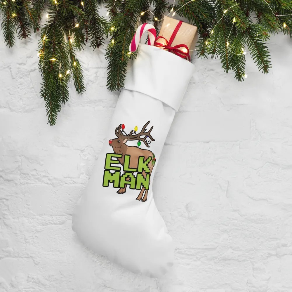 CHRISTMAS ELK MAN STOCKING!!! product image (7)