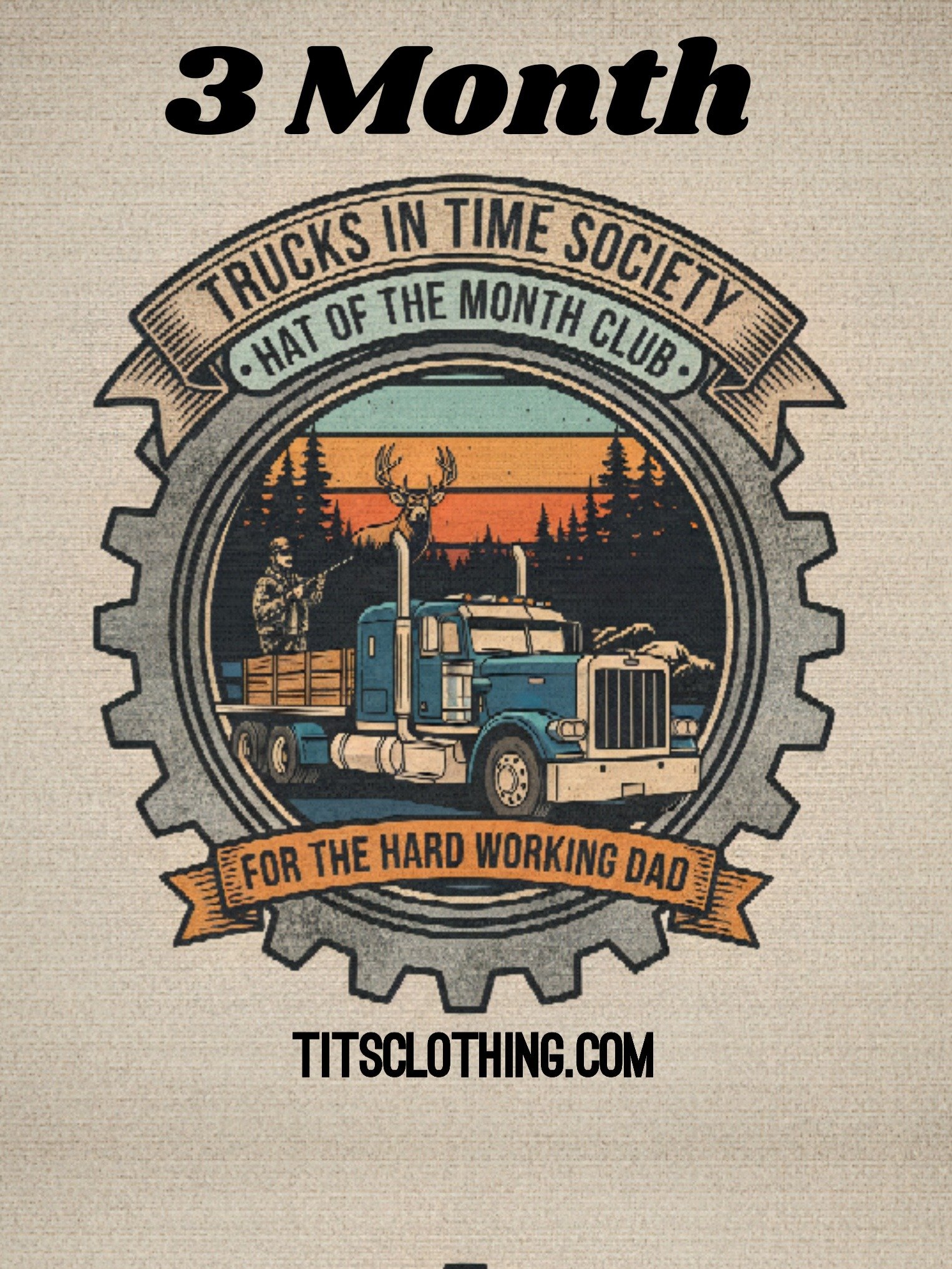 HAT OF THE MONTH - COUNTRY DAD - 3 MONTH product image (1)