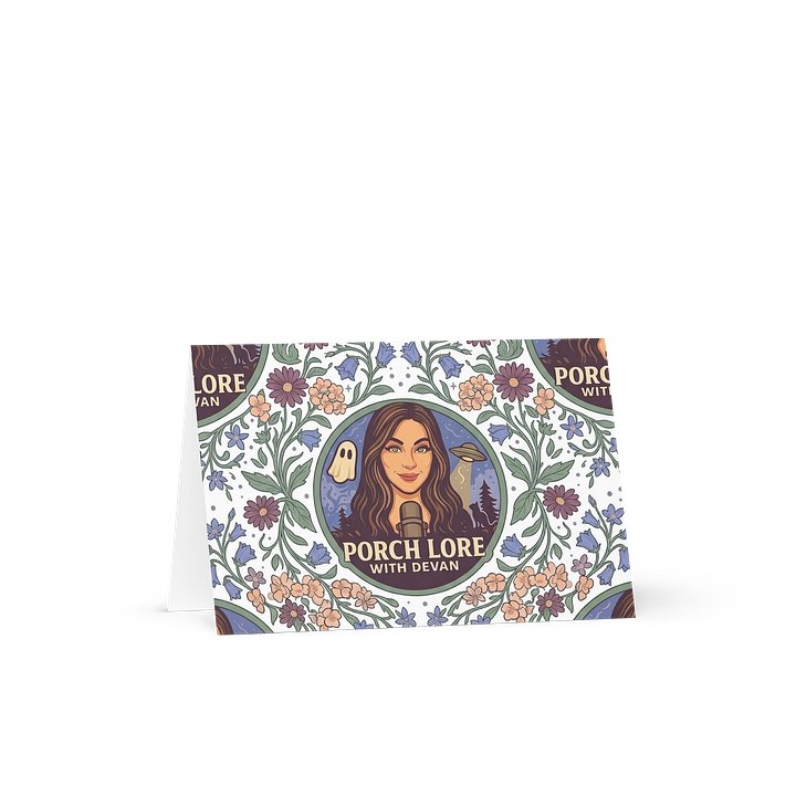 PORCH LORE DEVAN FLORAL CARD & ENVELOPE product image (1)