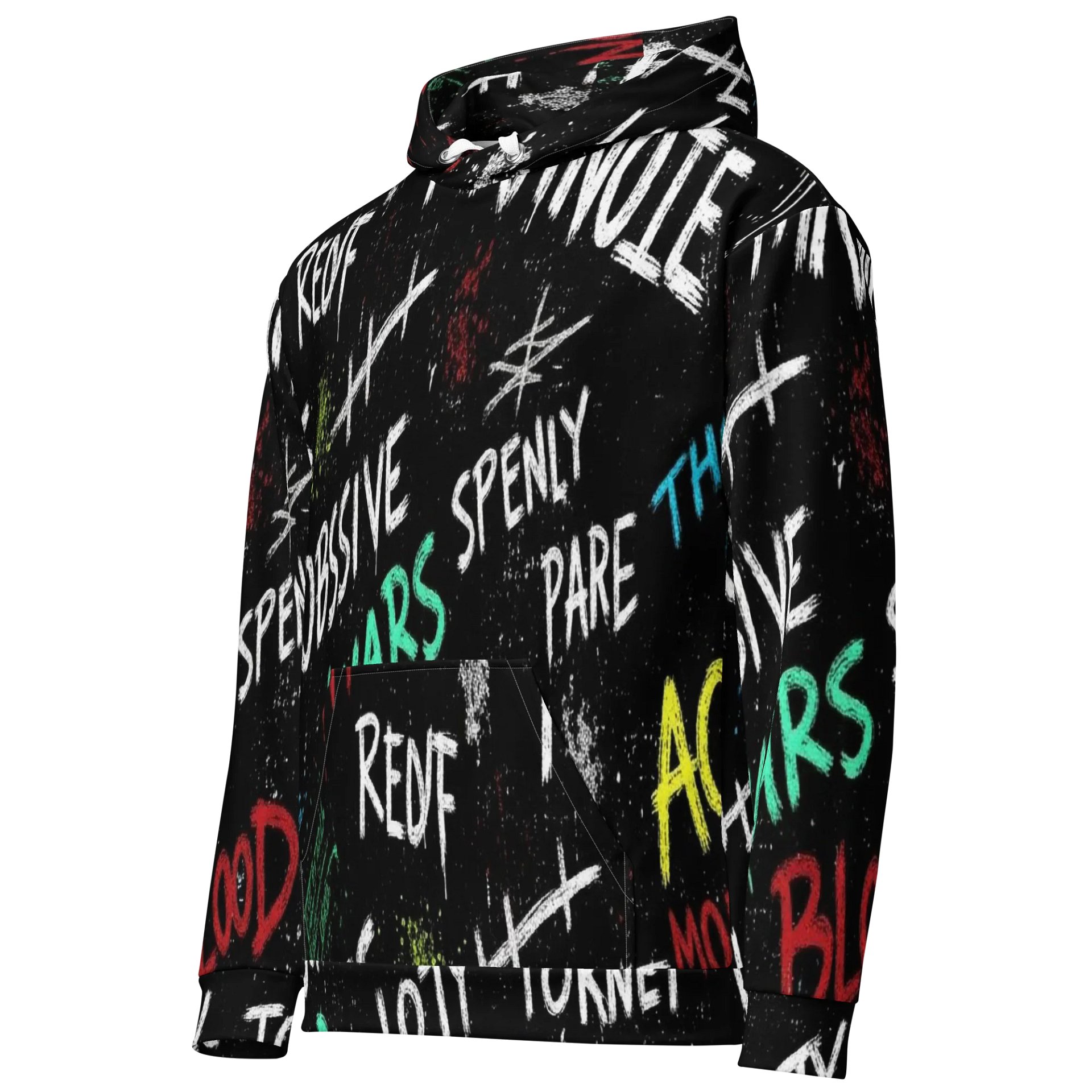 PSYCHO – Mental Static Series — All-Over Print Hoodie product image (6)