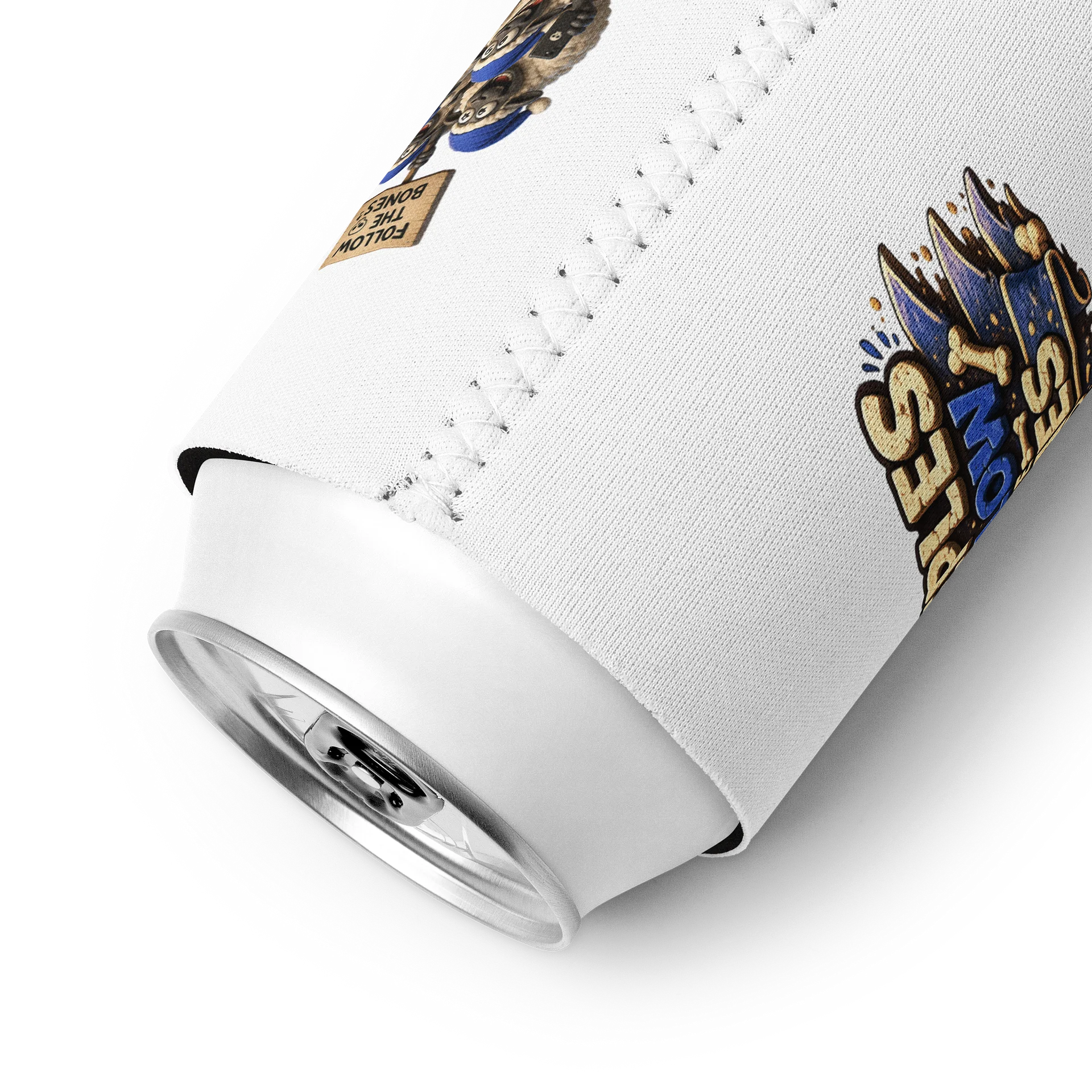 ''Sheeples Follow The Bones'' Coozie Can Cooler product image (5)