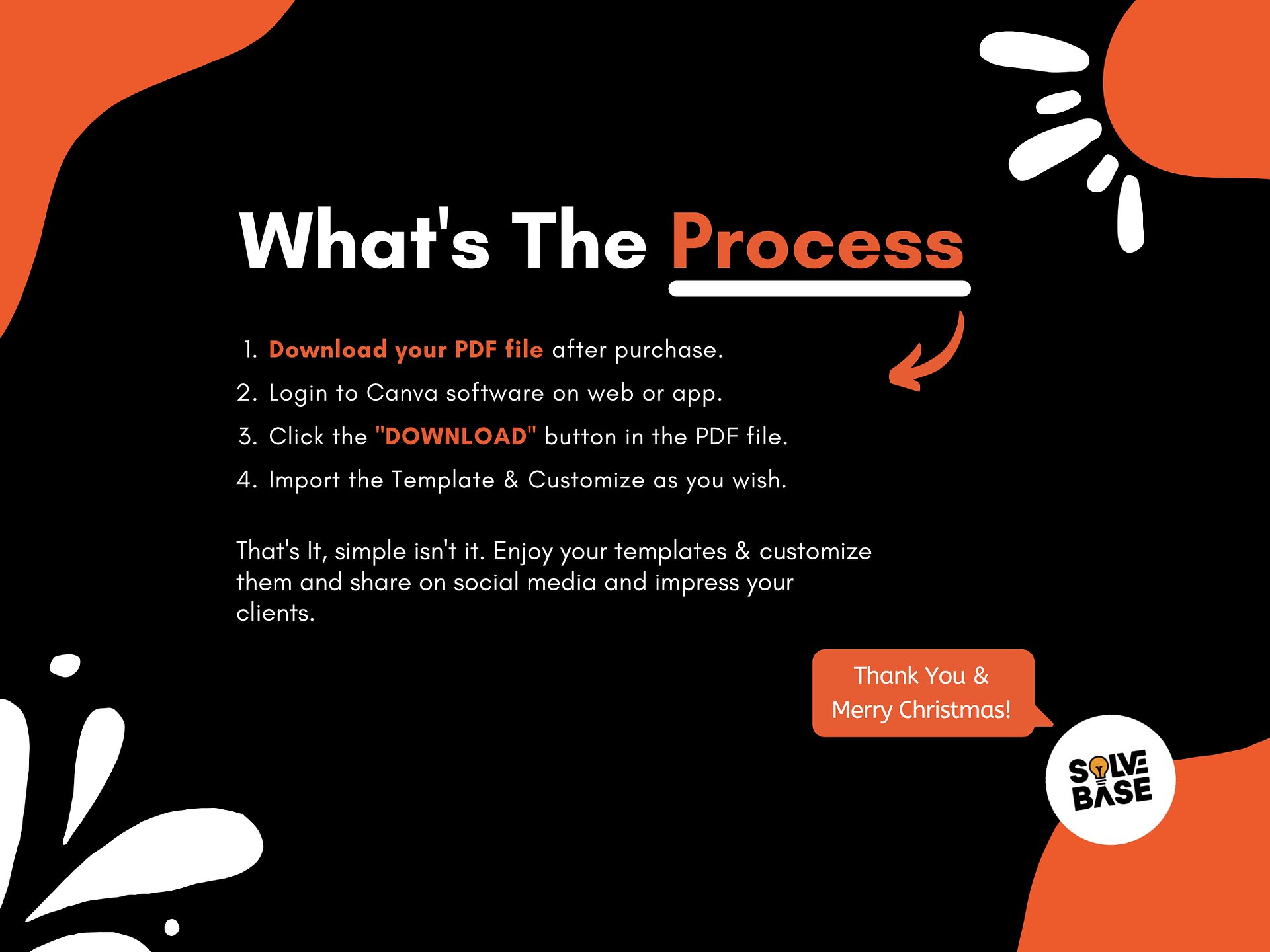 Christmas Instagram Social Pack One | Editable Canva Templates product image (5)