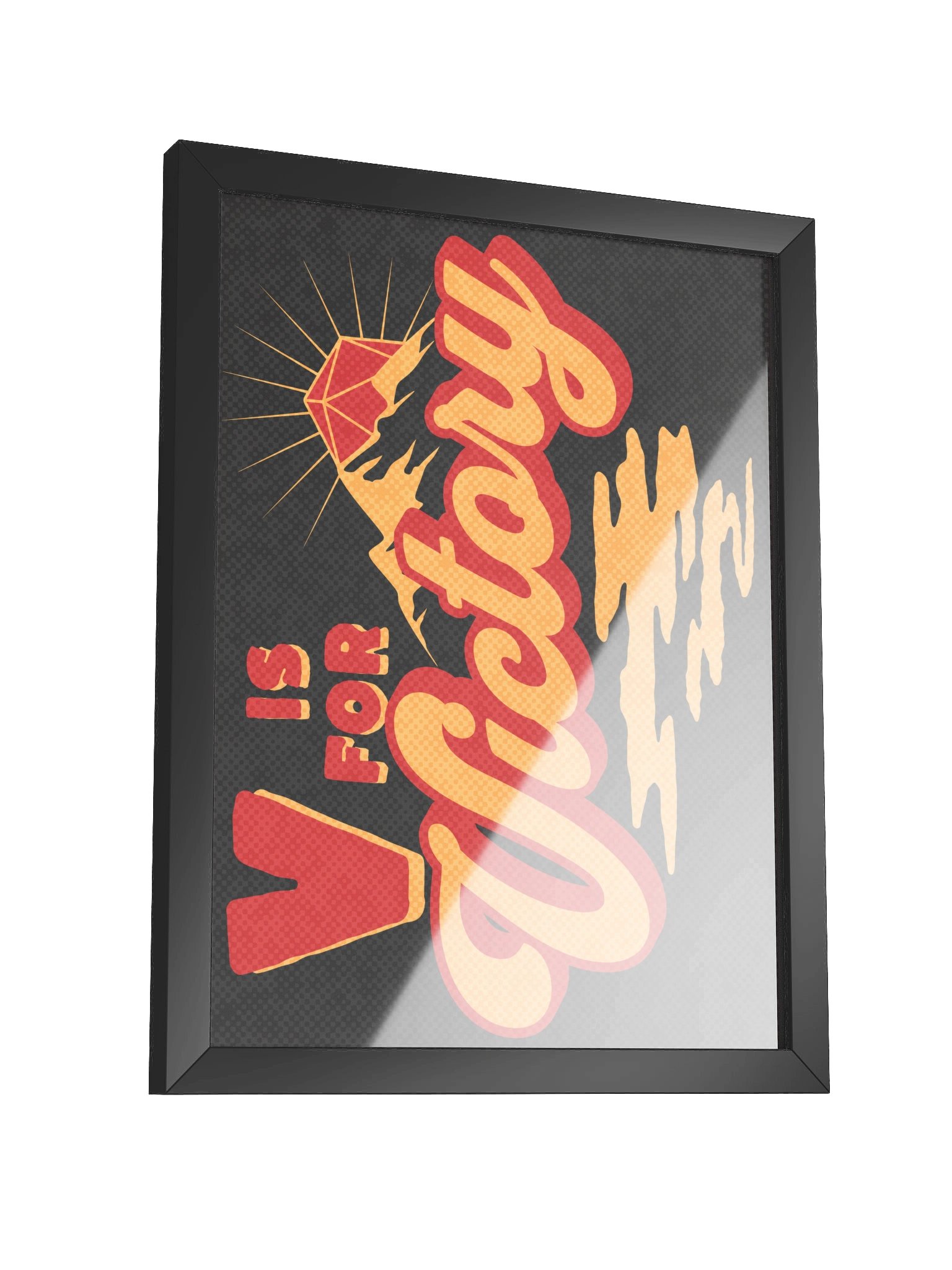 Retro Victory Board Game Room Poster - FRAMED product image (5)