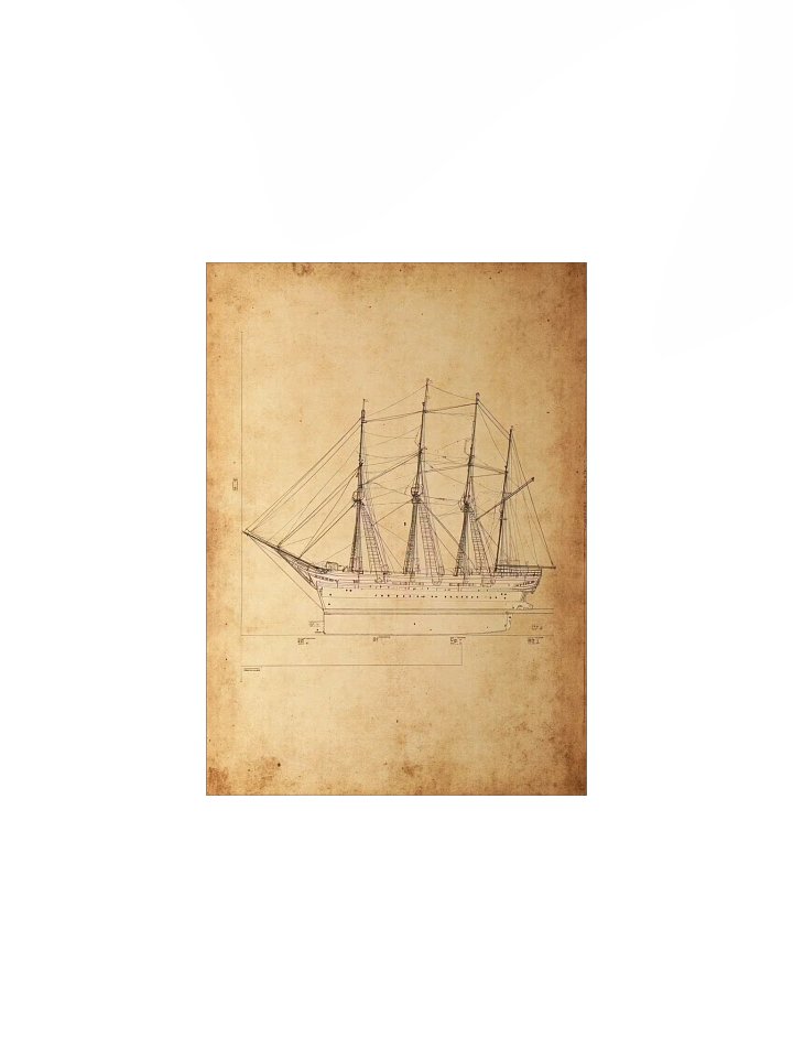 JS Elcano Training Ship: Naval Engineering & Sail Master Plan product image (3)