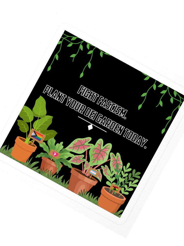 DEI Garden Square Sticker product image (2)