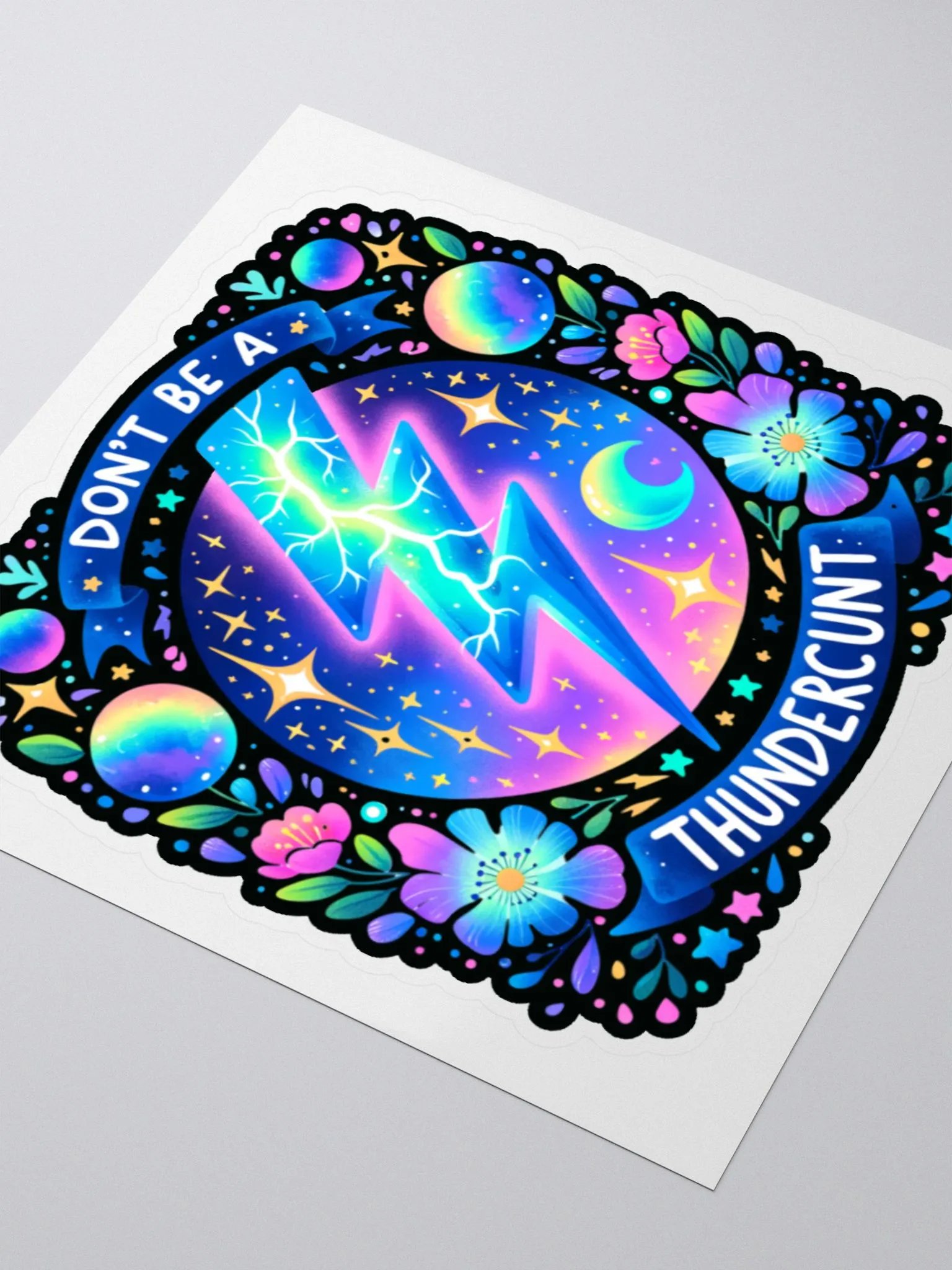 Thunderbolt Kiss Cut Sticker product image (3)