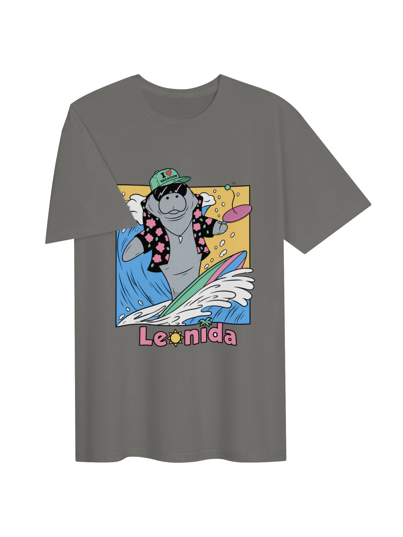 Leonida Surfing Manatee T-Shirt | Inspired by Jason's Look in GTA VI product image (9)