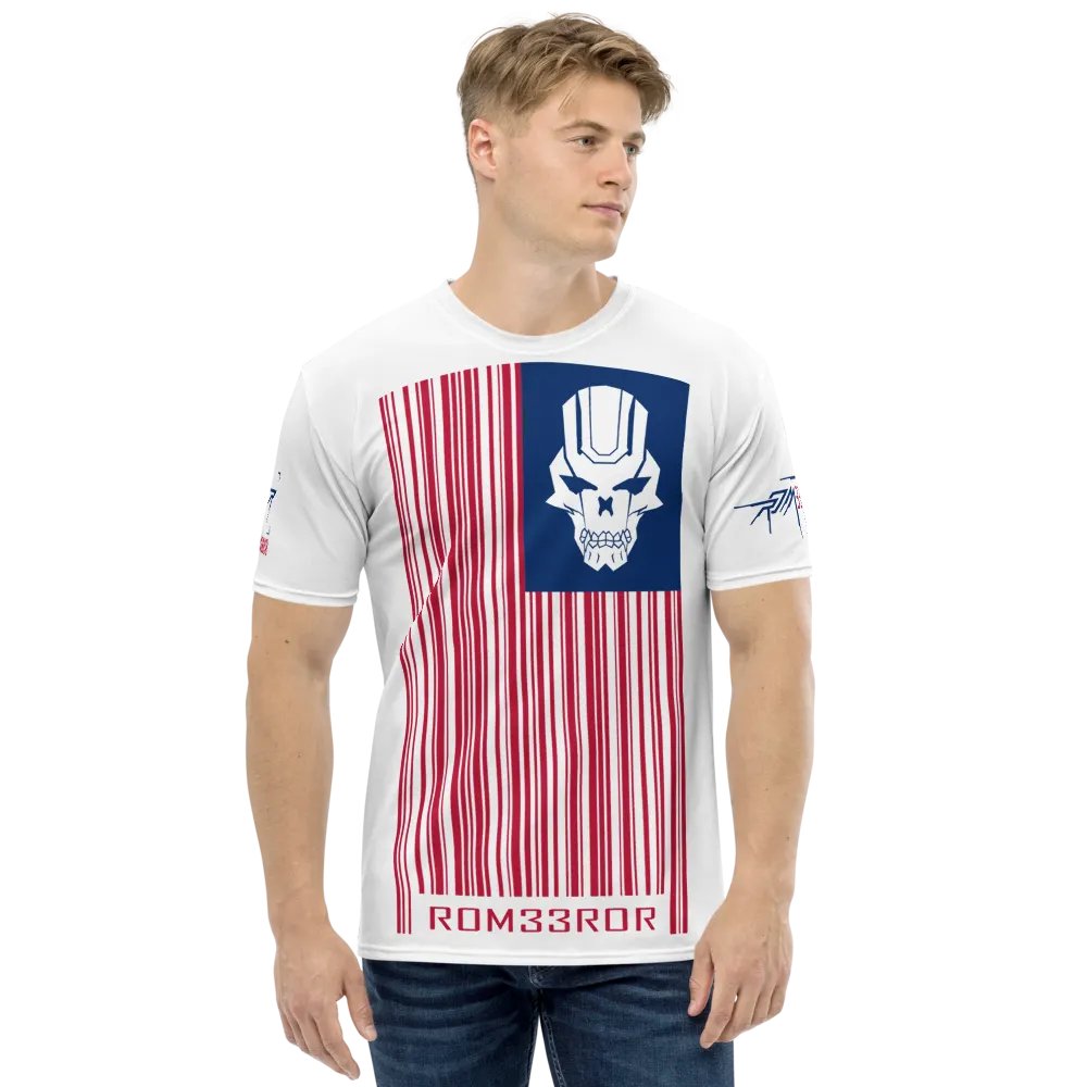 ROM33ROR American Flag Shirt White (AOP) product image (1)