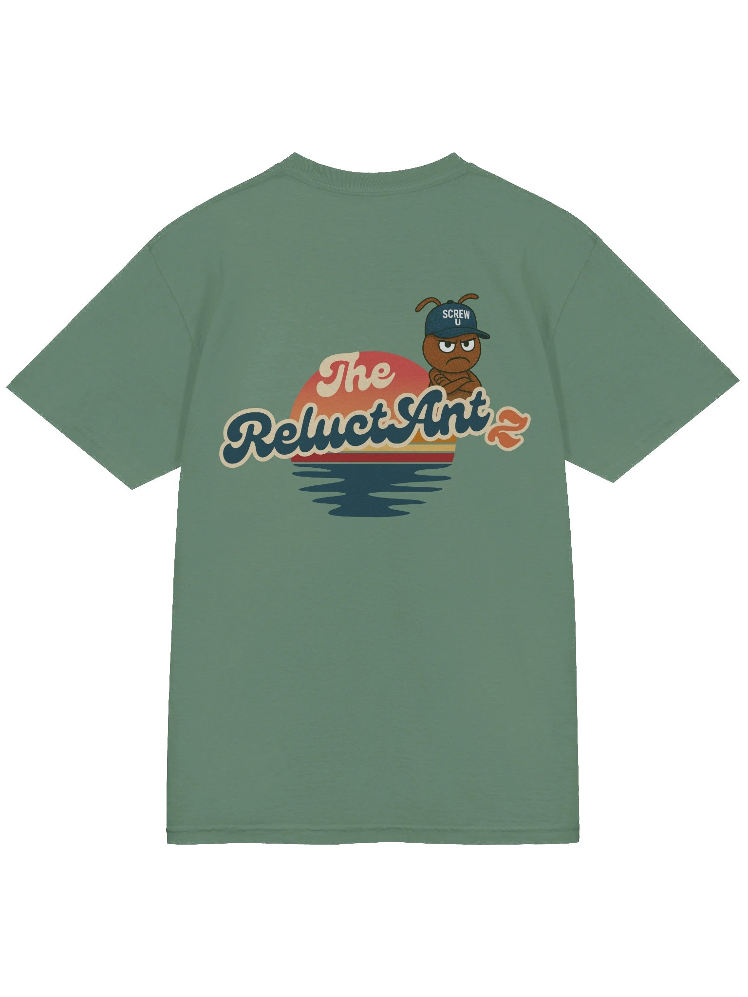 Screw U T-Shirt by The ReluctAntz – Light Green product image (4)