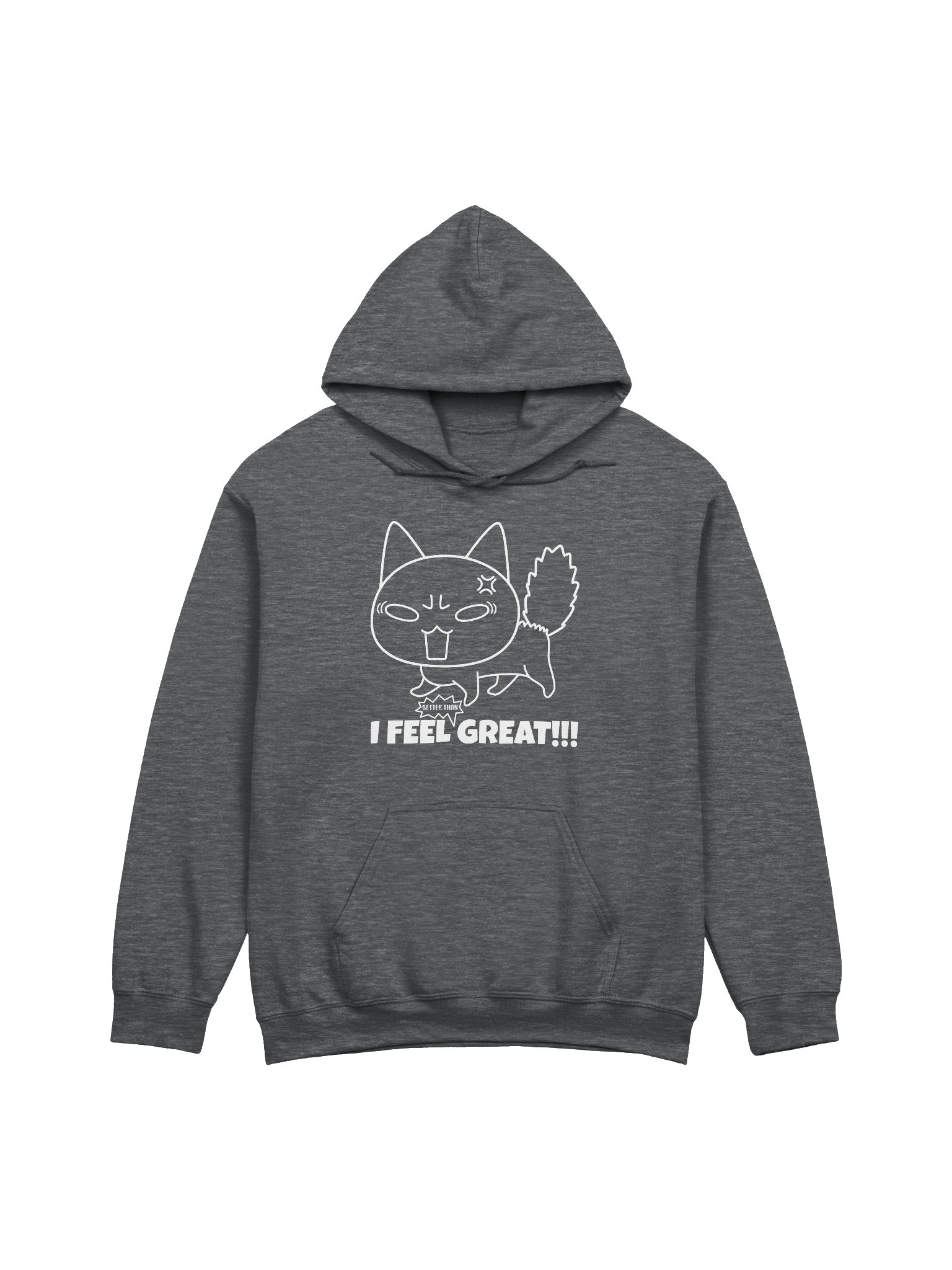 Ironic Emotional Expression - Unisex Adult Hoodie product image (1)