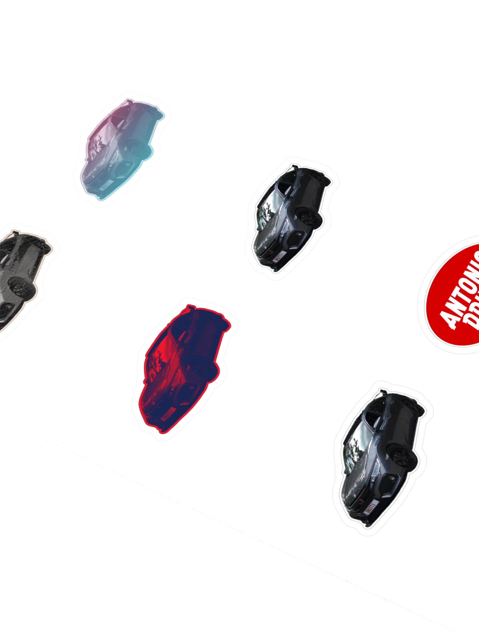 Antonio Drutti Car Cutout Sticker Sheet product image (2)