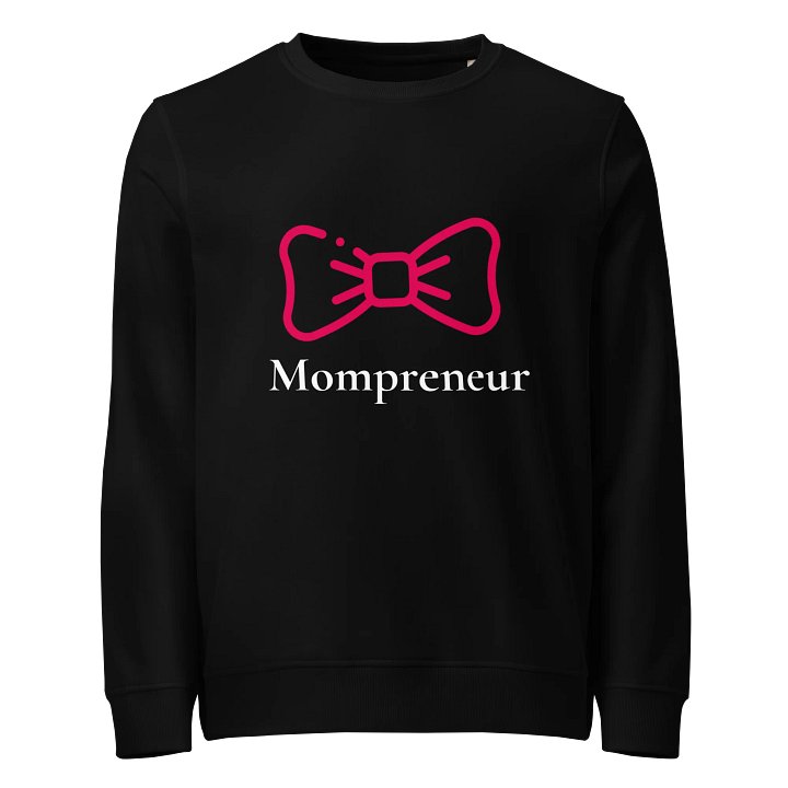 Mompreneur Pink Bow Sweatshirt product image (1)
