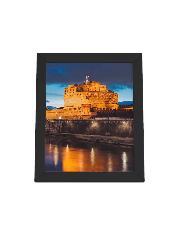 Castel Sant'Angelo at Dusk, Rome, Italy Framed Matte Poster product image (1)