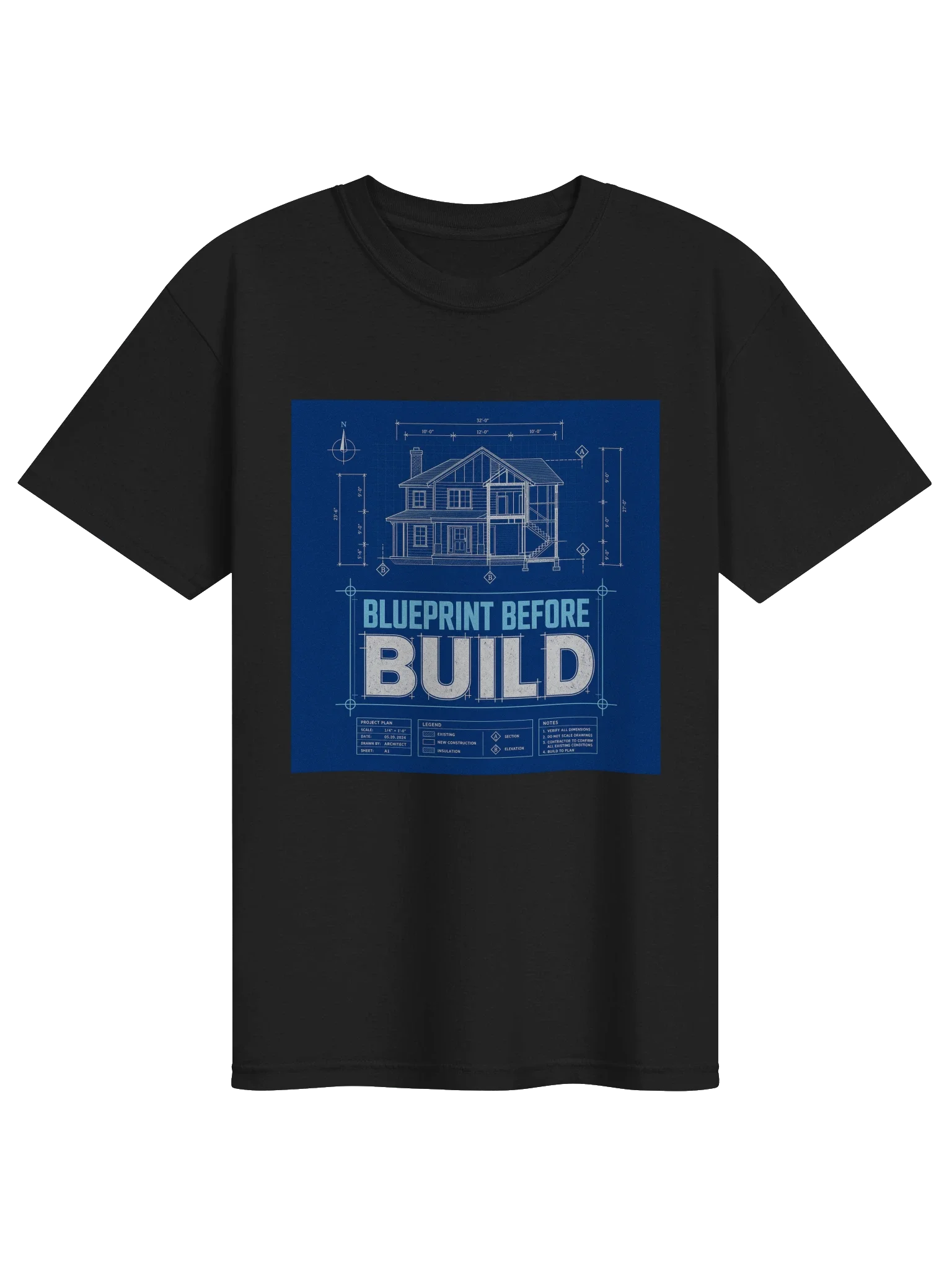 Blueprint Before Build Tee