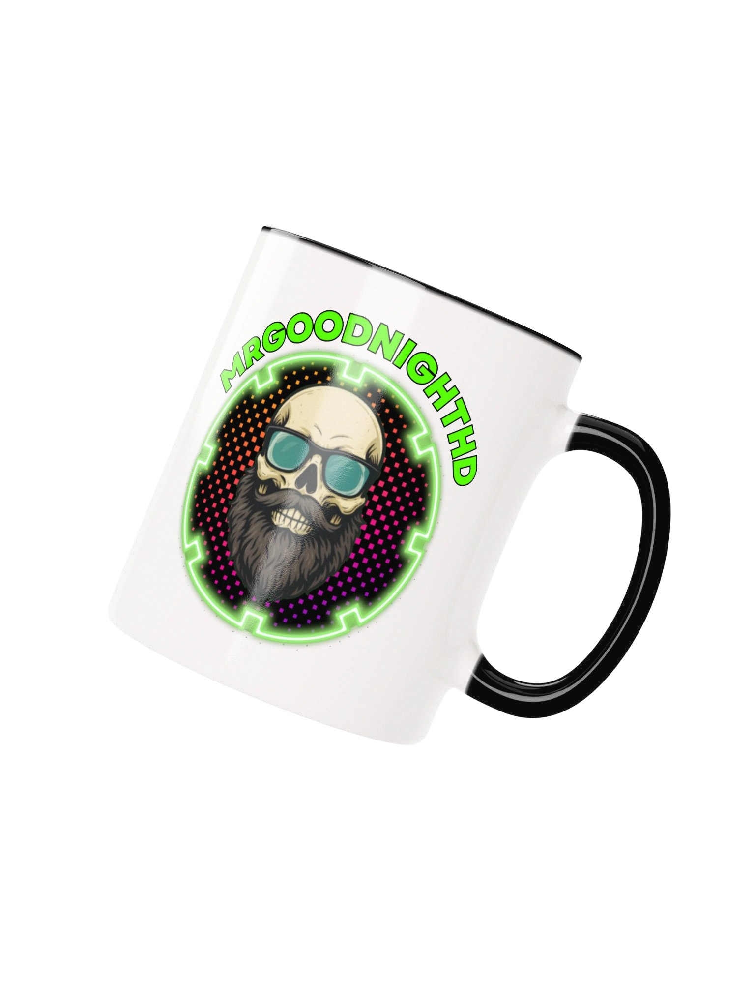 Official MRGOODNIGHTHD Skull Logo Ceramic Coffee Mug (Mixed) product image (3)