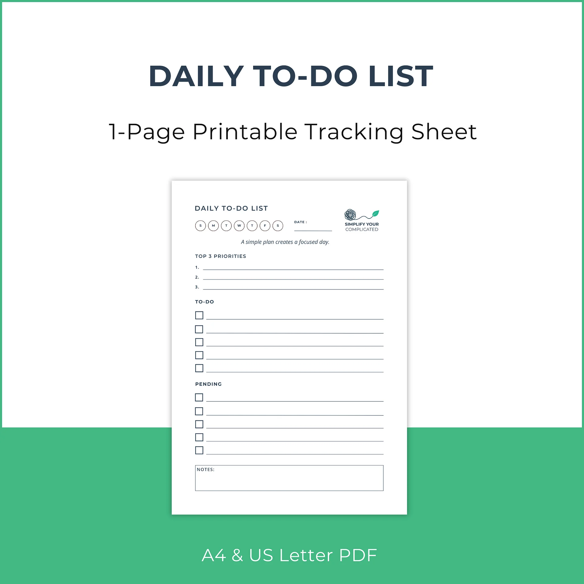 Daily To-Do List product image (1)