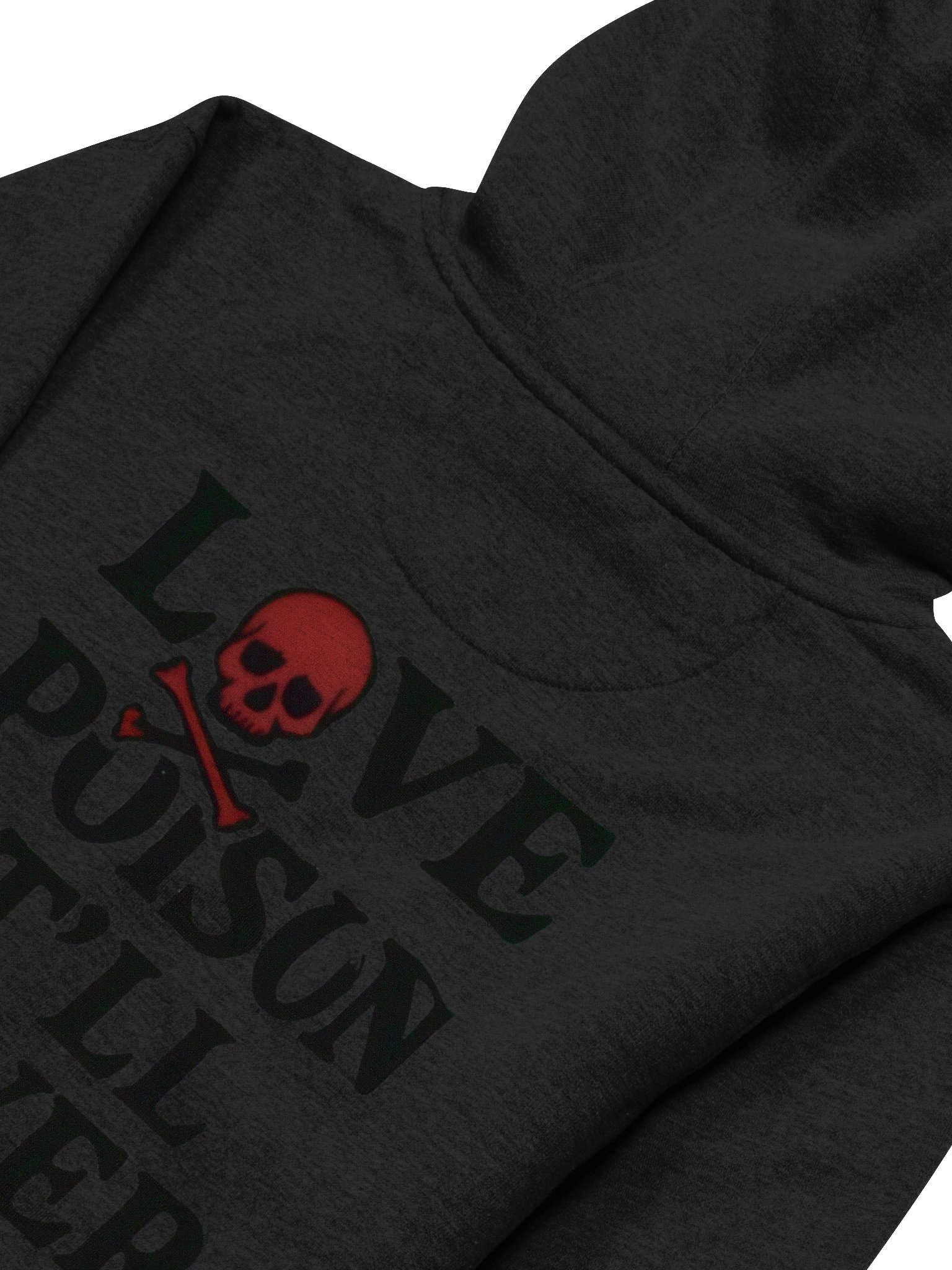 love like poison black hoodie product image (4)