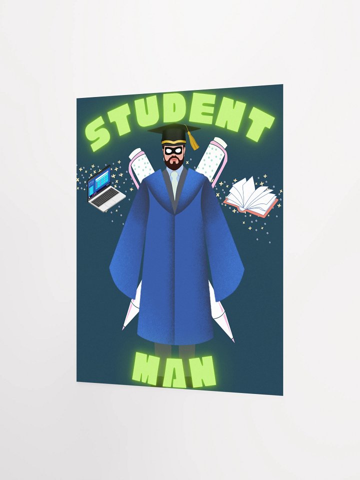 Student Man Poster (No Frame) product image (3)