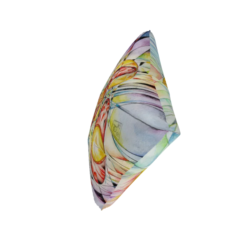 Poinsot's Paper Spaceship 4+1 - Physics of the Gyroscope Pillow product image (5)