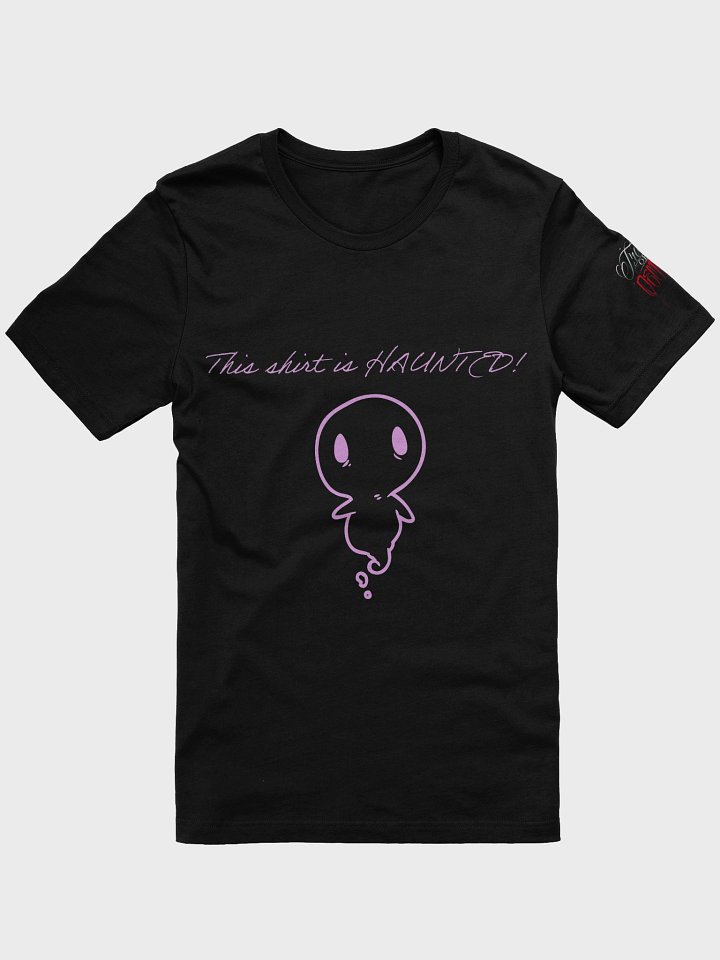 "This Shirt Is Haunted" with Ghostie Black with Lilac Design product image (1)