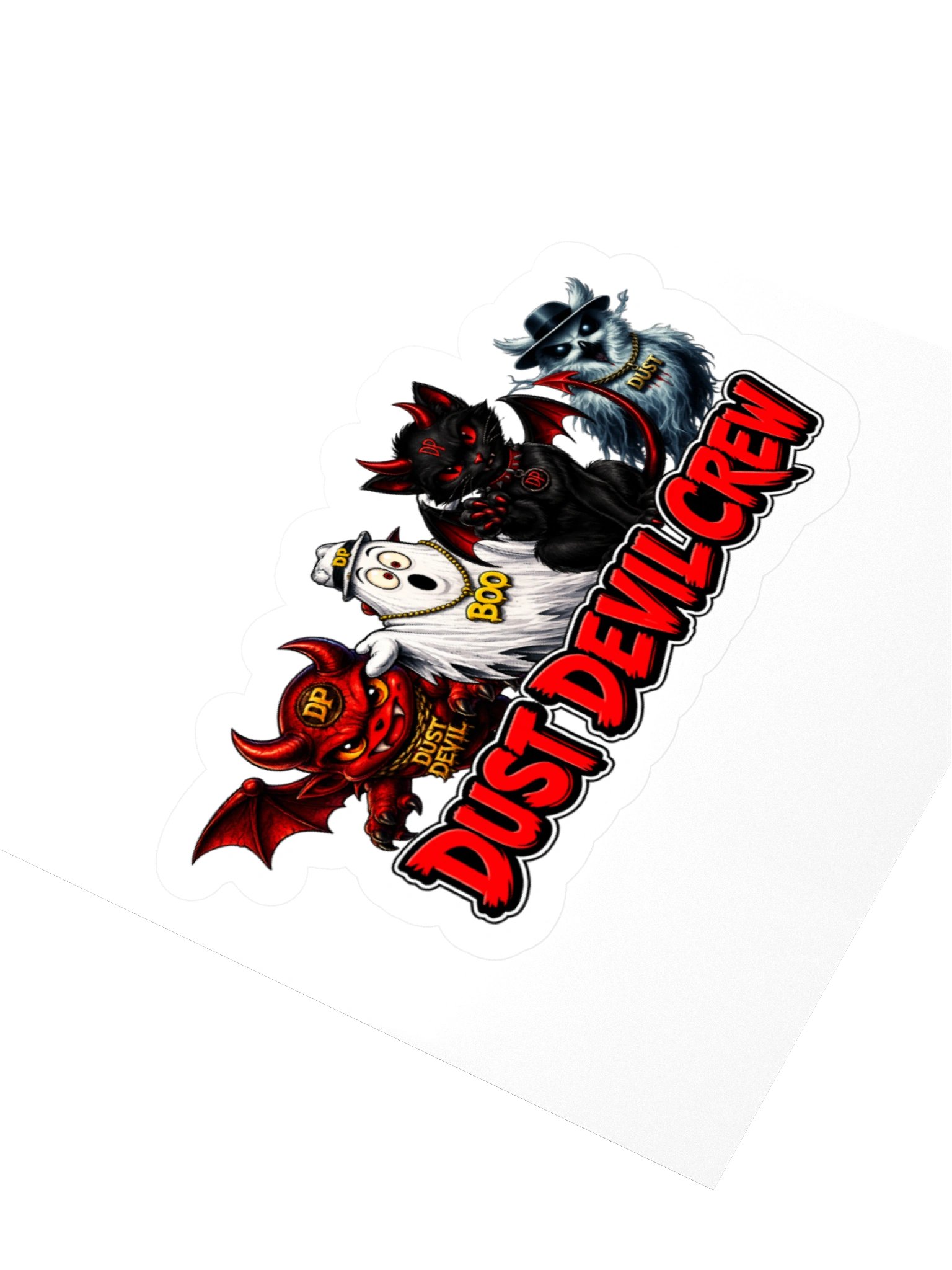 Dust Devil Crew 3" x 3" sticker product image (3)